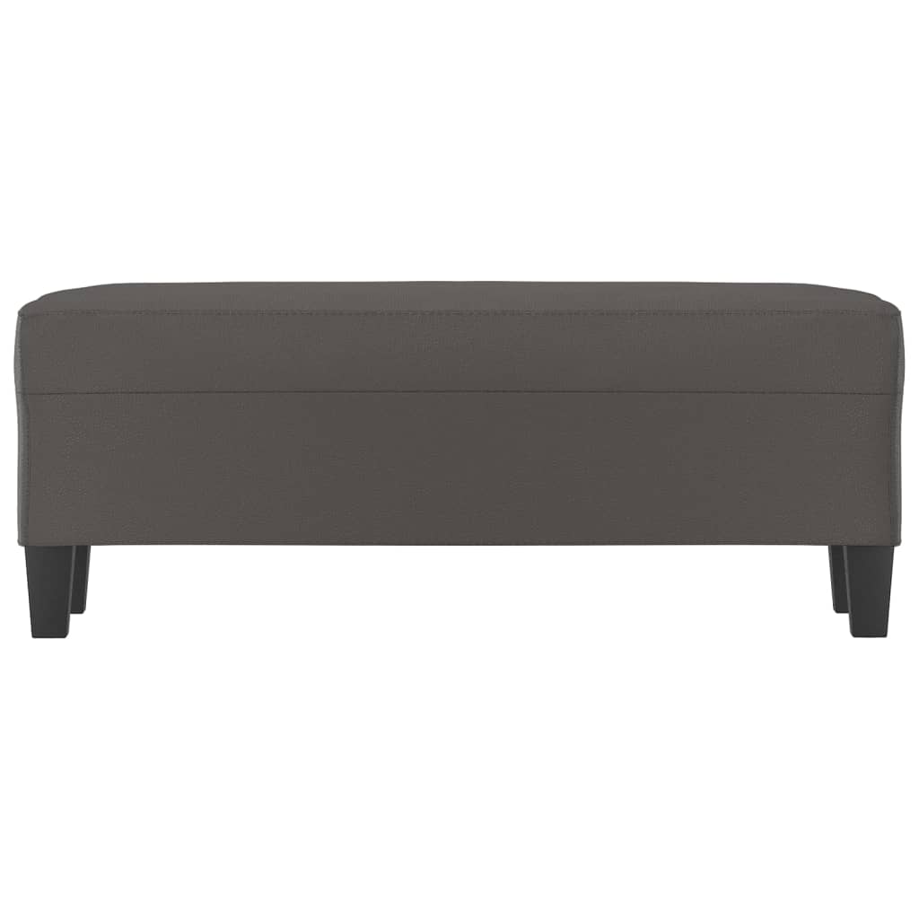 Sitzbank Schwarz 70x35x41 cm Kunstleder