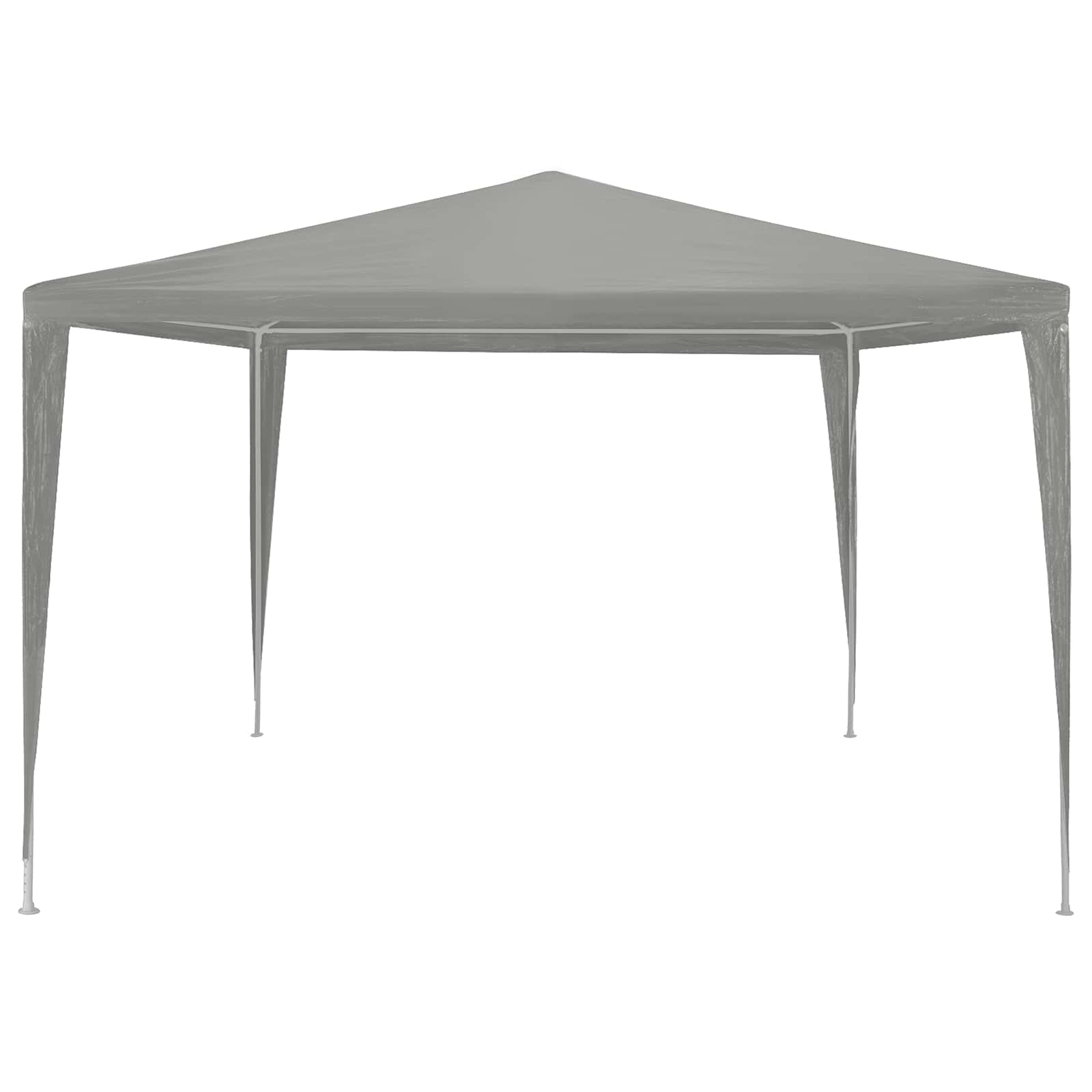 Partyzelt 400 x 300 x 255 cm Rot PE und Stahl