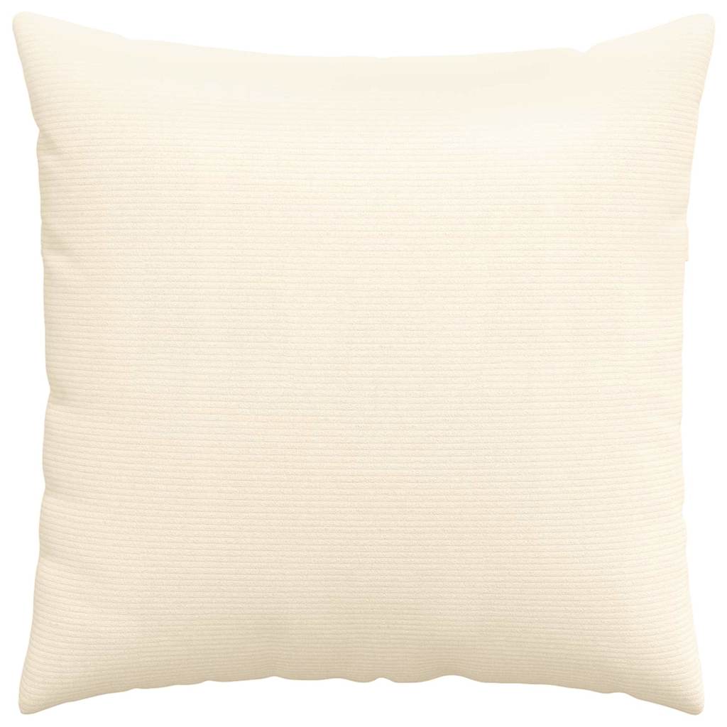 Sofakissen 2 Stück Hellgrau 50 x 30 cm Cordstoff