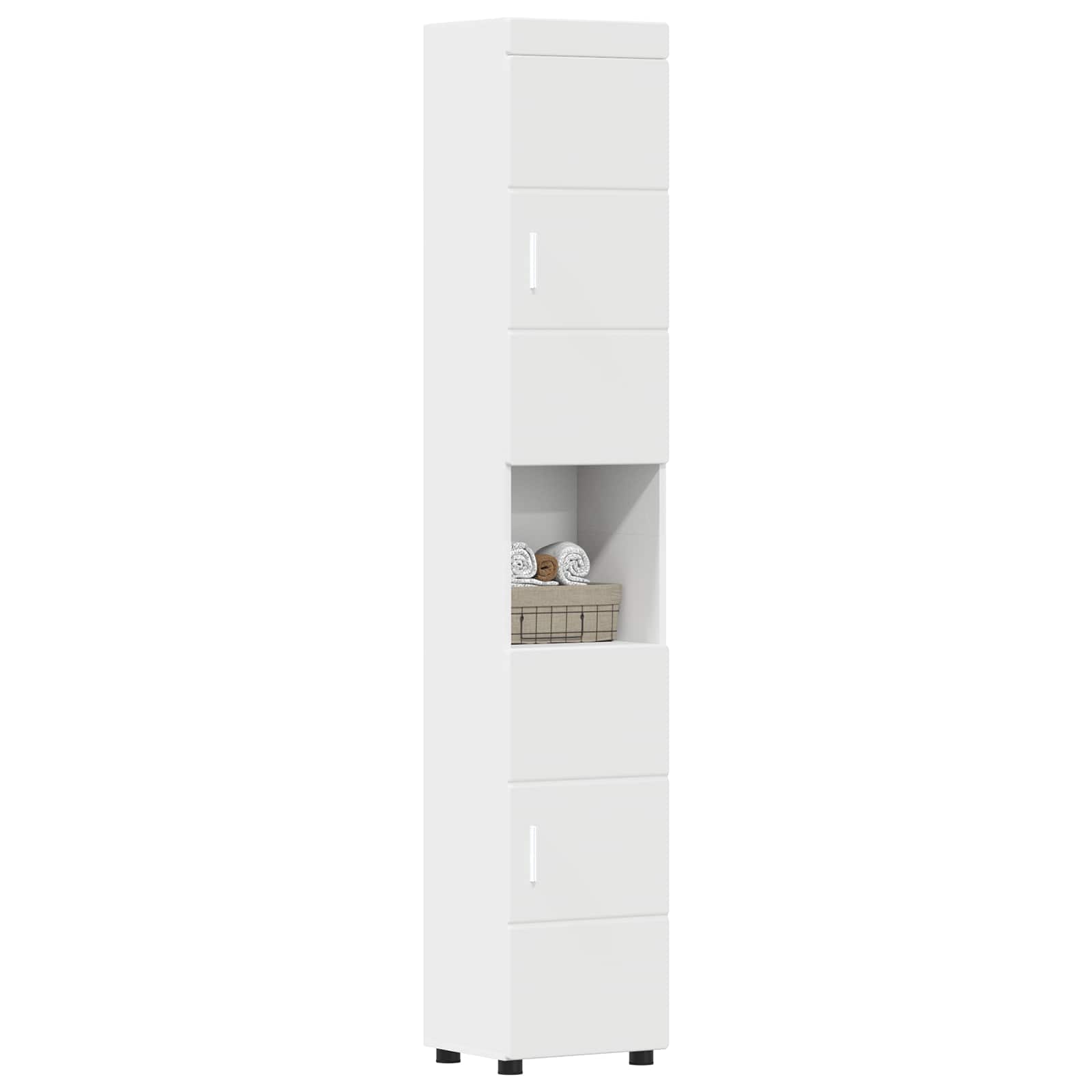 Badezimmermöbel-Set TULUM 2 pcs Weiß 60 x 34 x 63 cm
