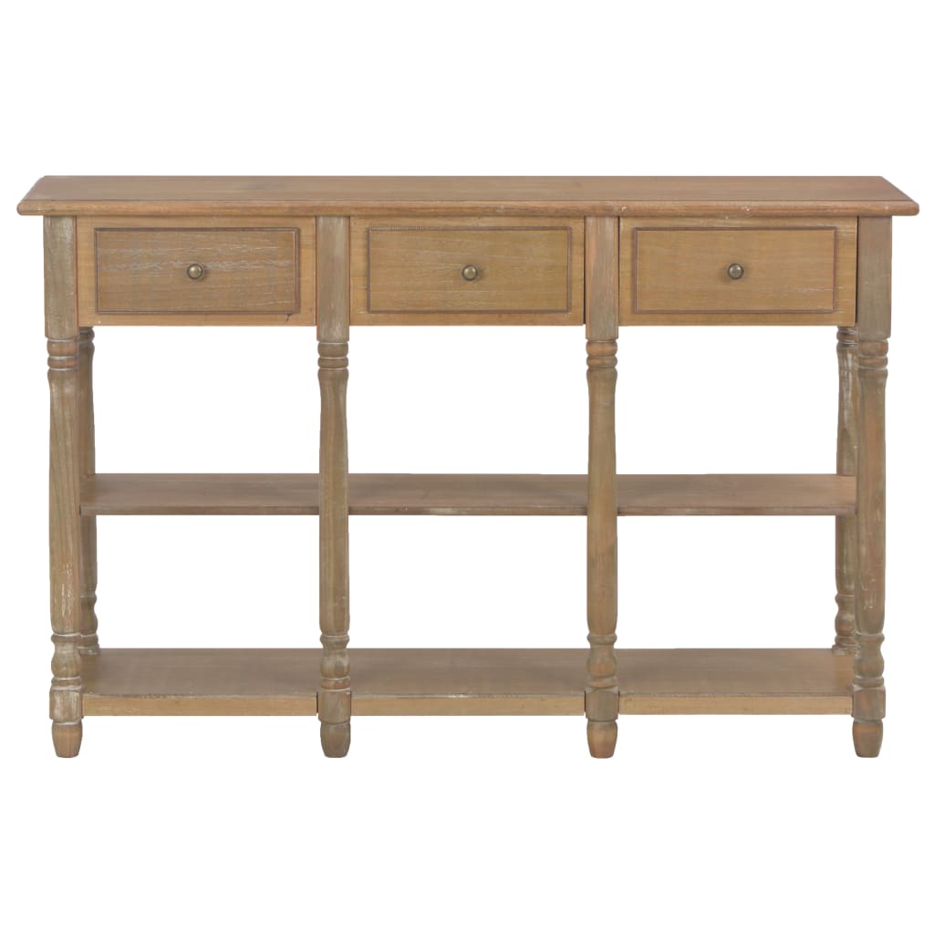 Konsolentisch Schwarz 110x30x76 cm Holzwerkstoff