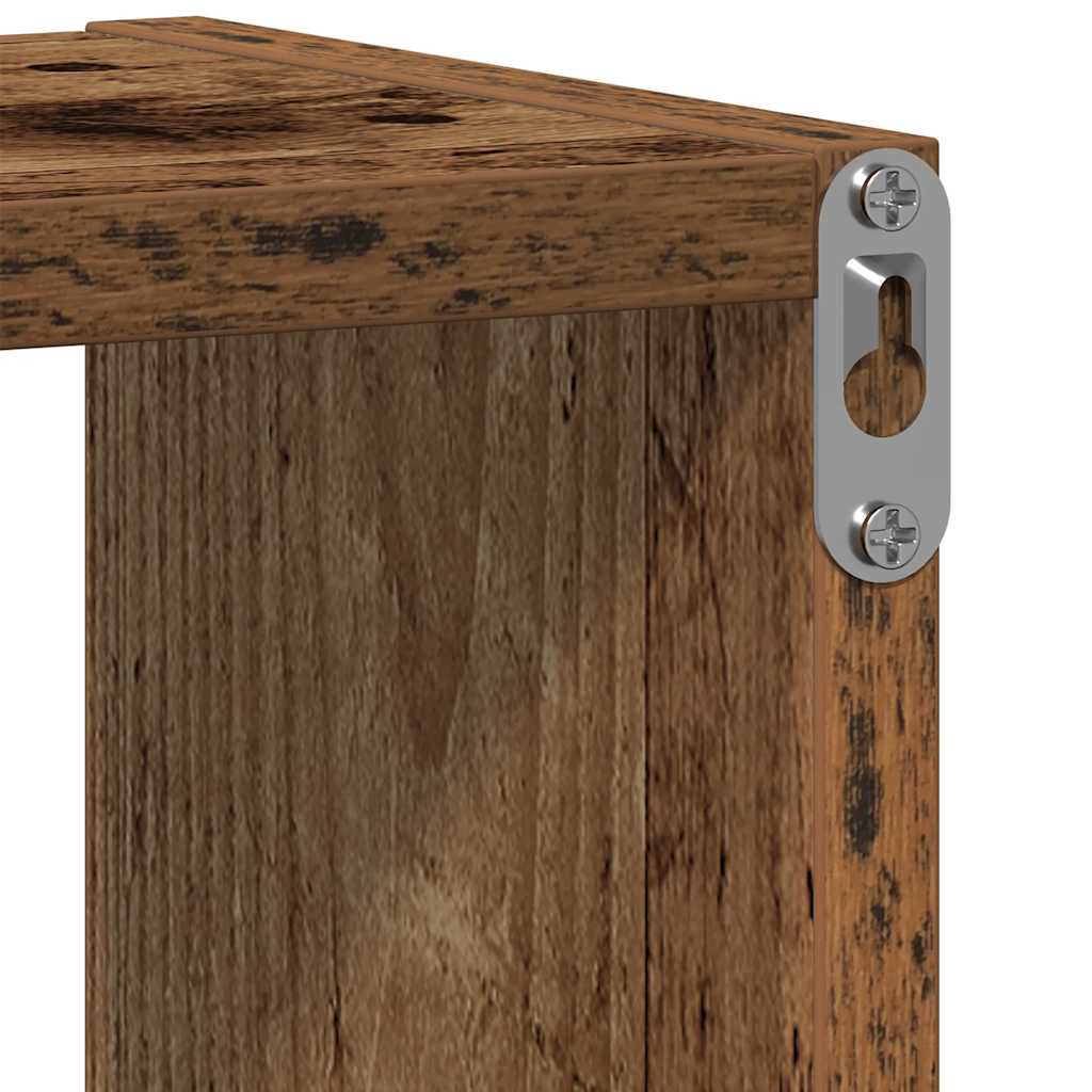 Wandregal Weiß 75x16x55 cm Holzwerkstoff