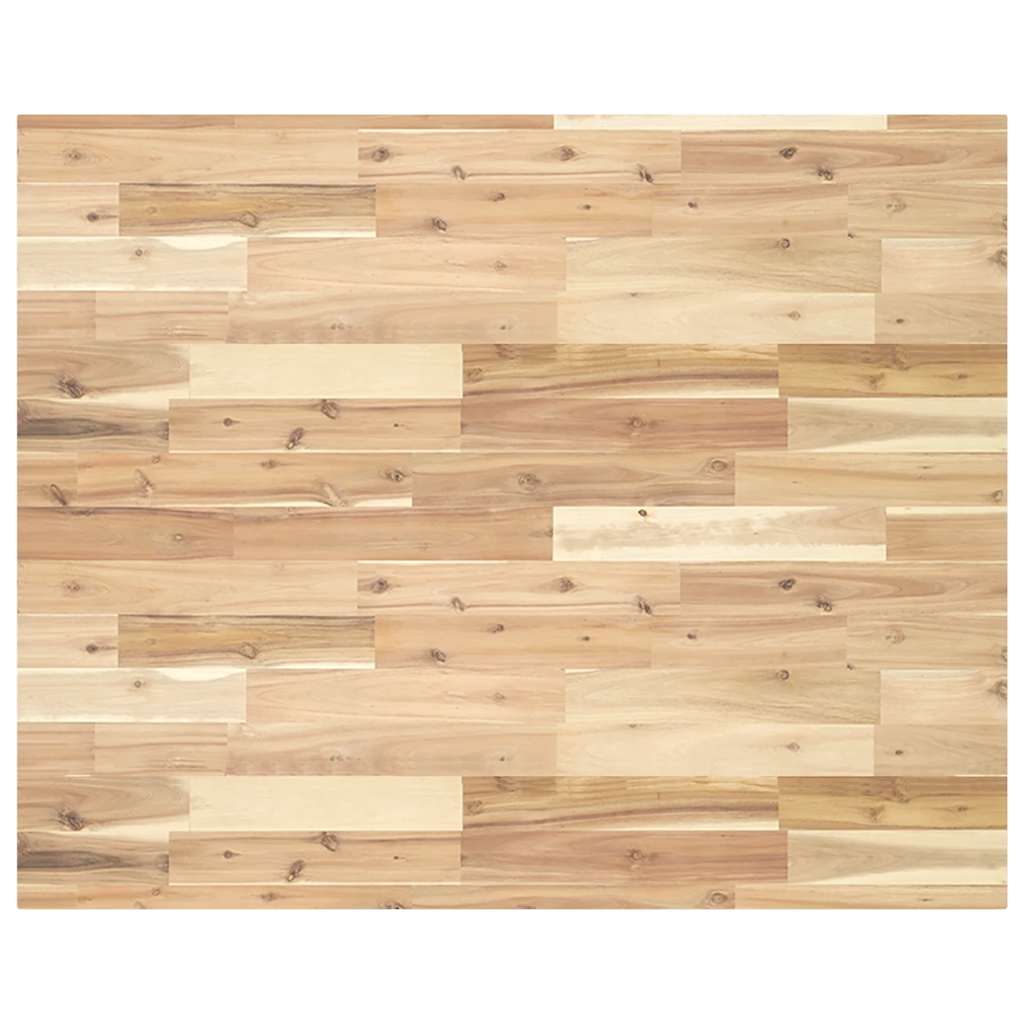 Tischplatte Rechteckig 60x50x2 cm Massivholz Akazie