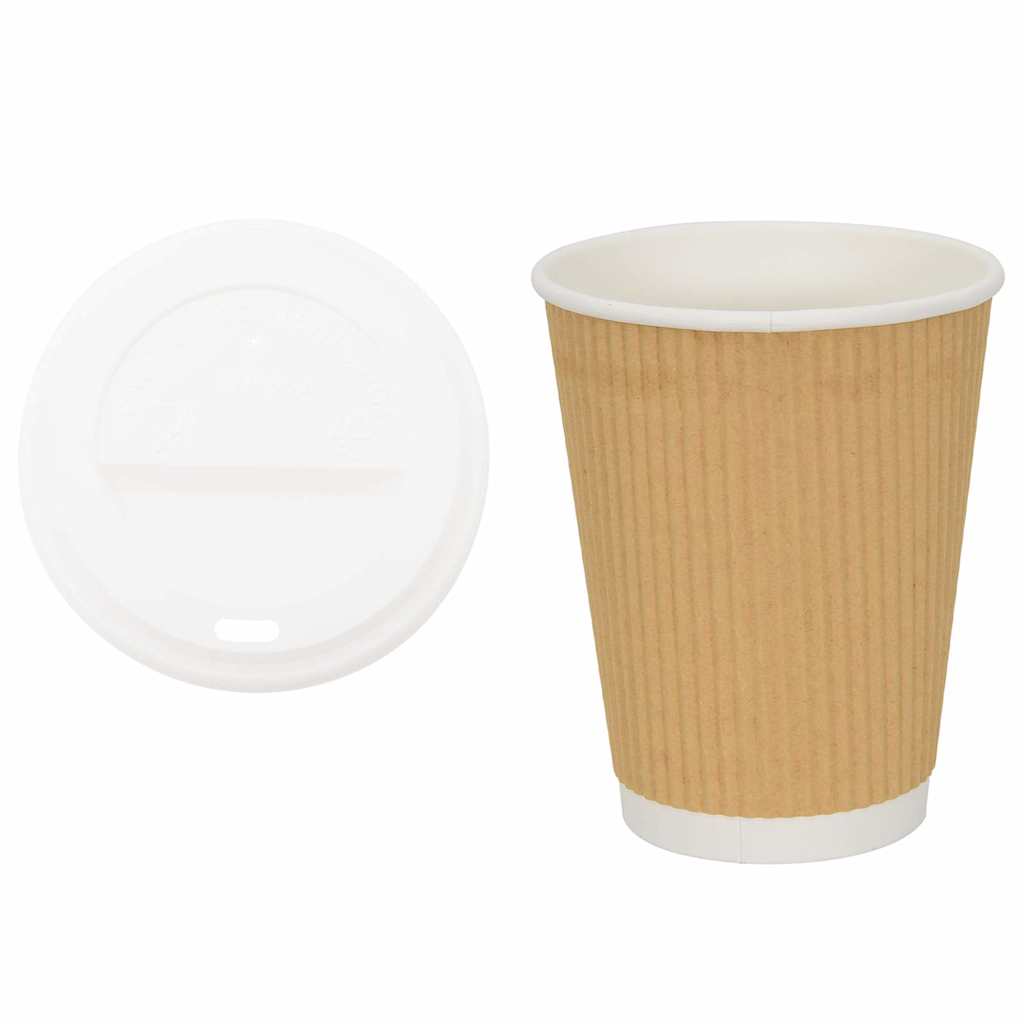 Pappbecher mit Deckeln 1000 Stk. 4oz 100ml