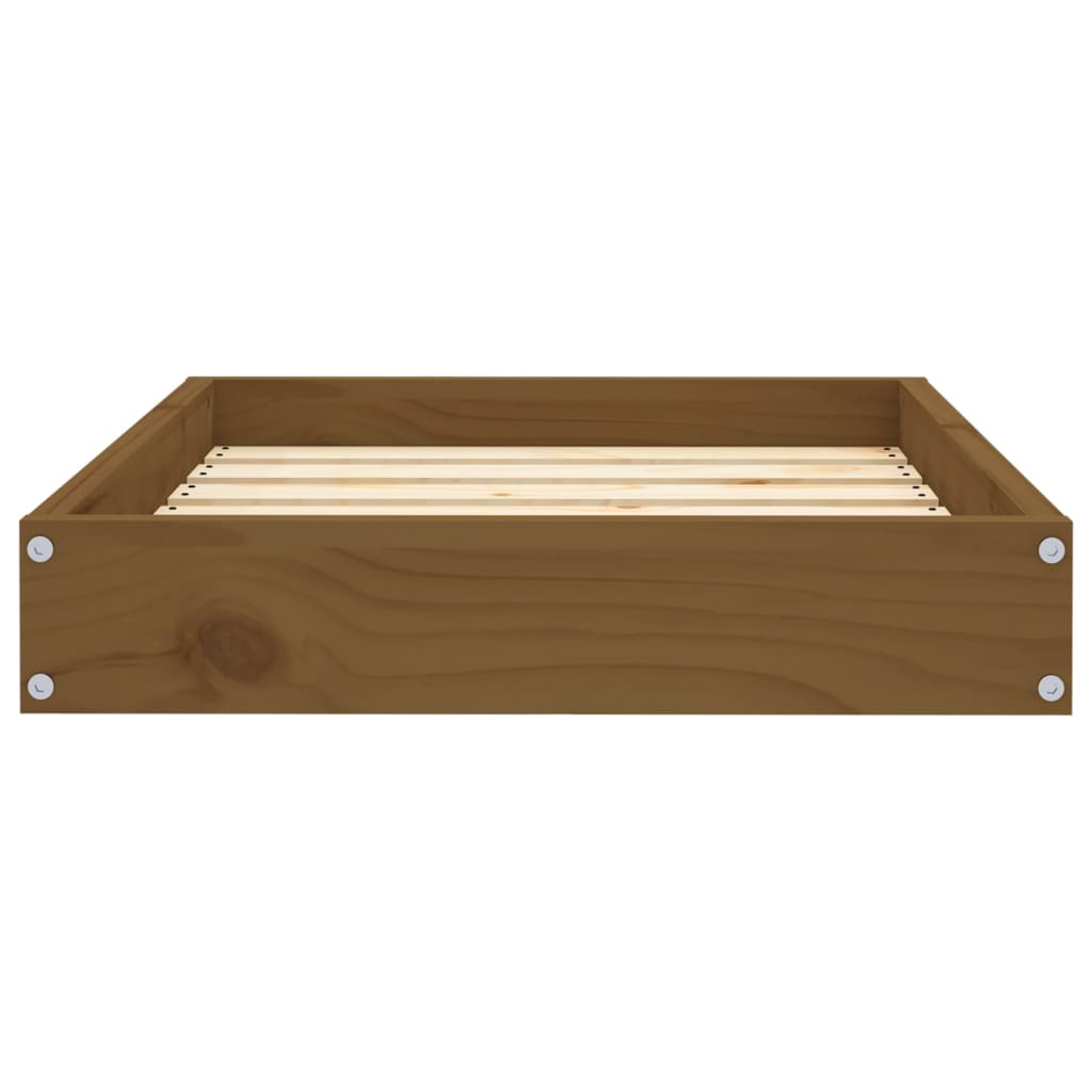 Hundebett 51,5x44x9 cm Massivholz Kiefer
