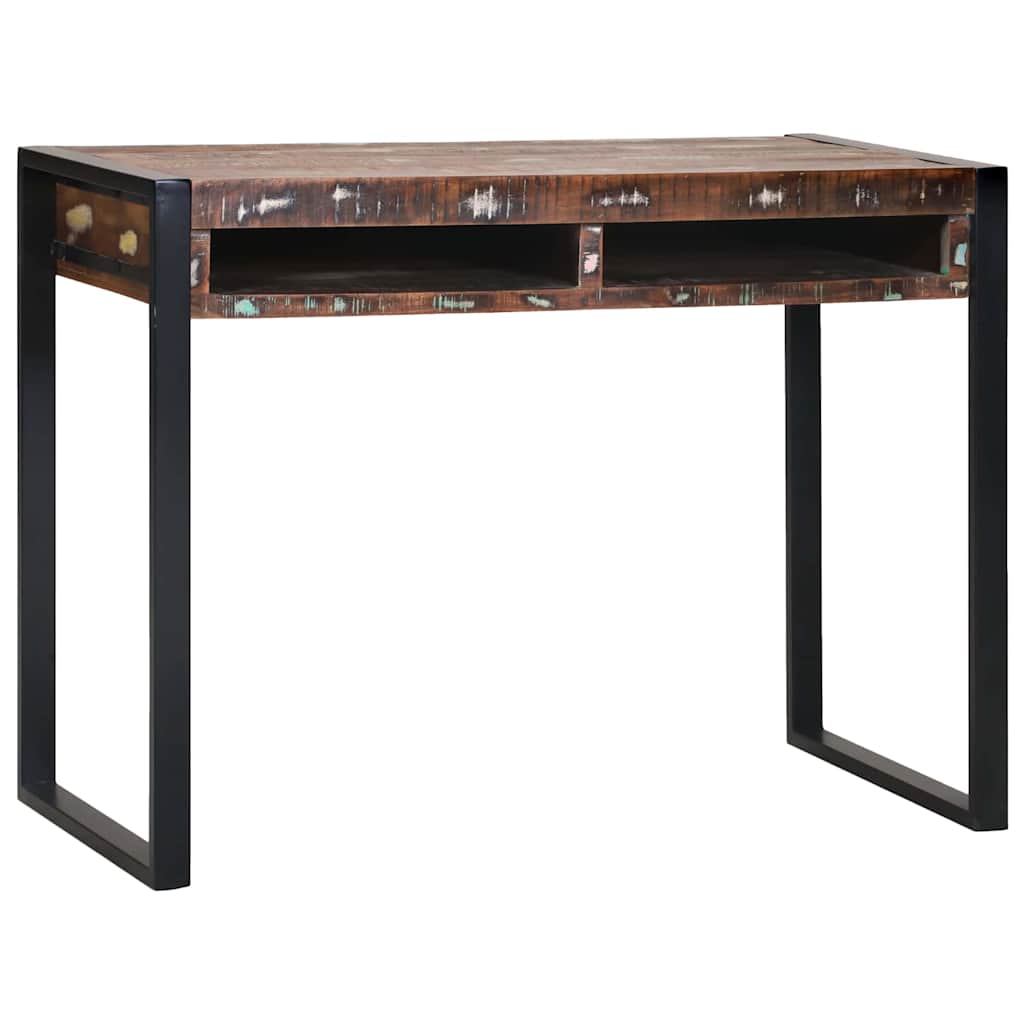Schminktisch mit Regal Braun 100 x 50 x 75 cm Massivholz Mango