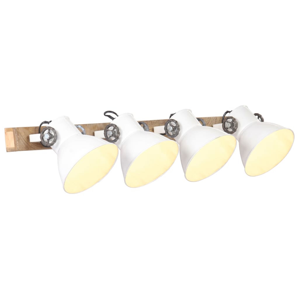 Wandlampe Industriestil Silbern 45x25 cm E27