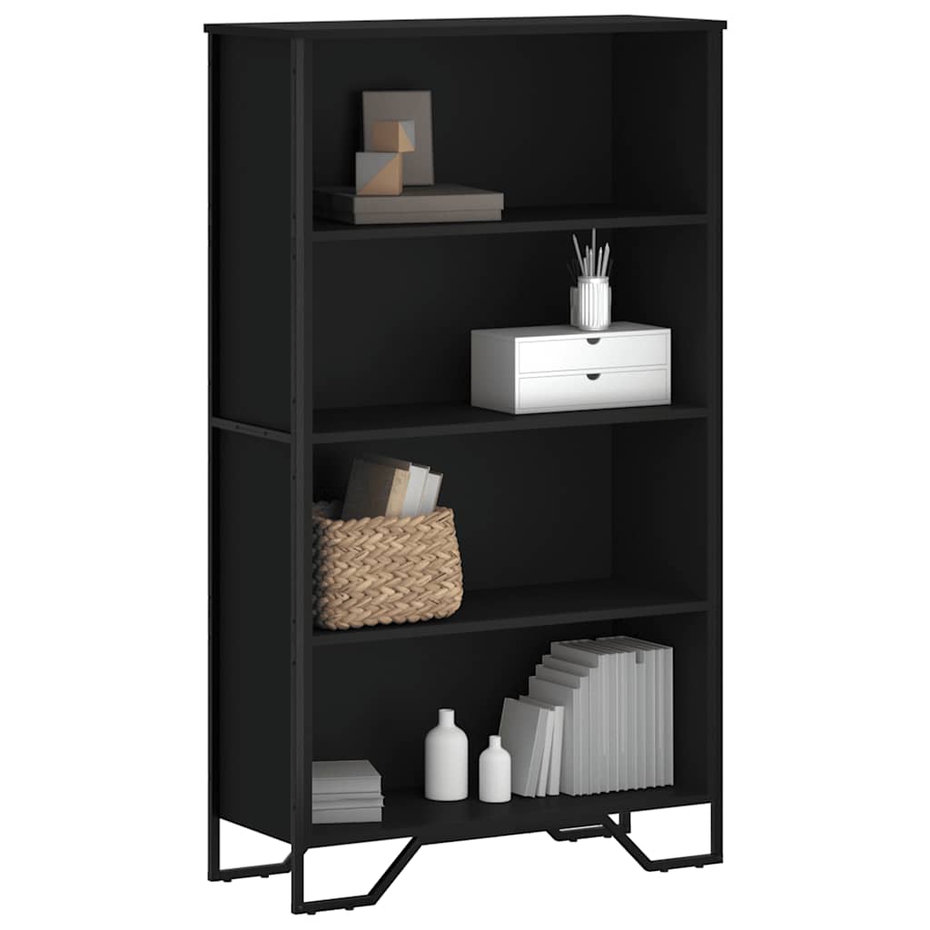 Bücherregal Schwarz 80x31x169 cm Holzwerkstoff