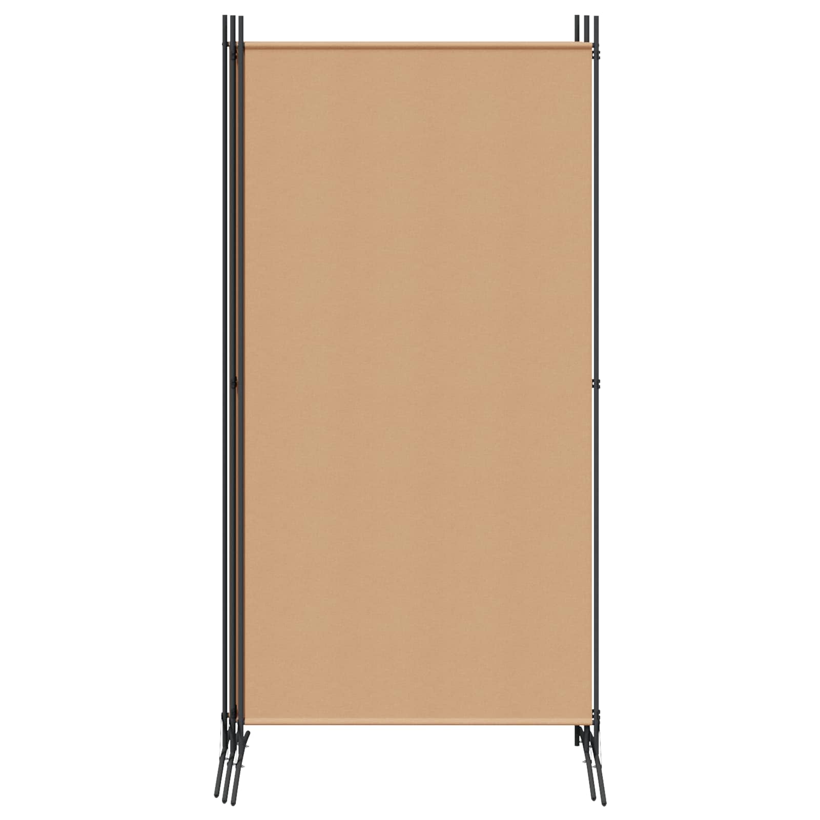 3-tlg. Raumteiler Weiß 260x180 cm Stoff