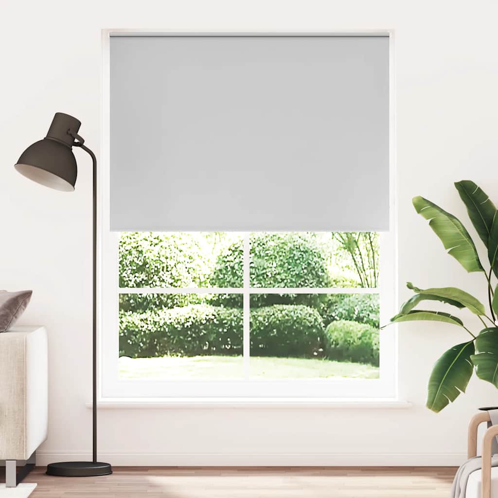 Verdunkelungsrollo 84,4 x 175 cm, Stoffbreite 80 cm, Weiß