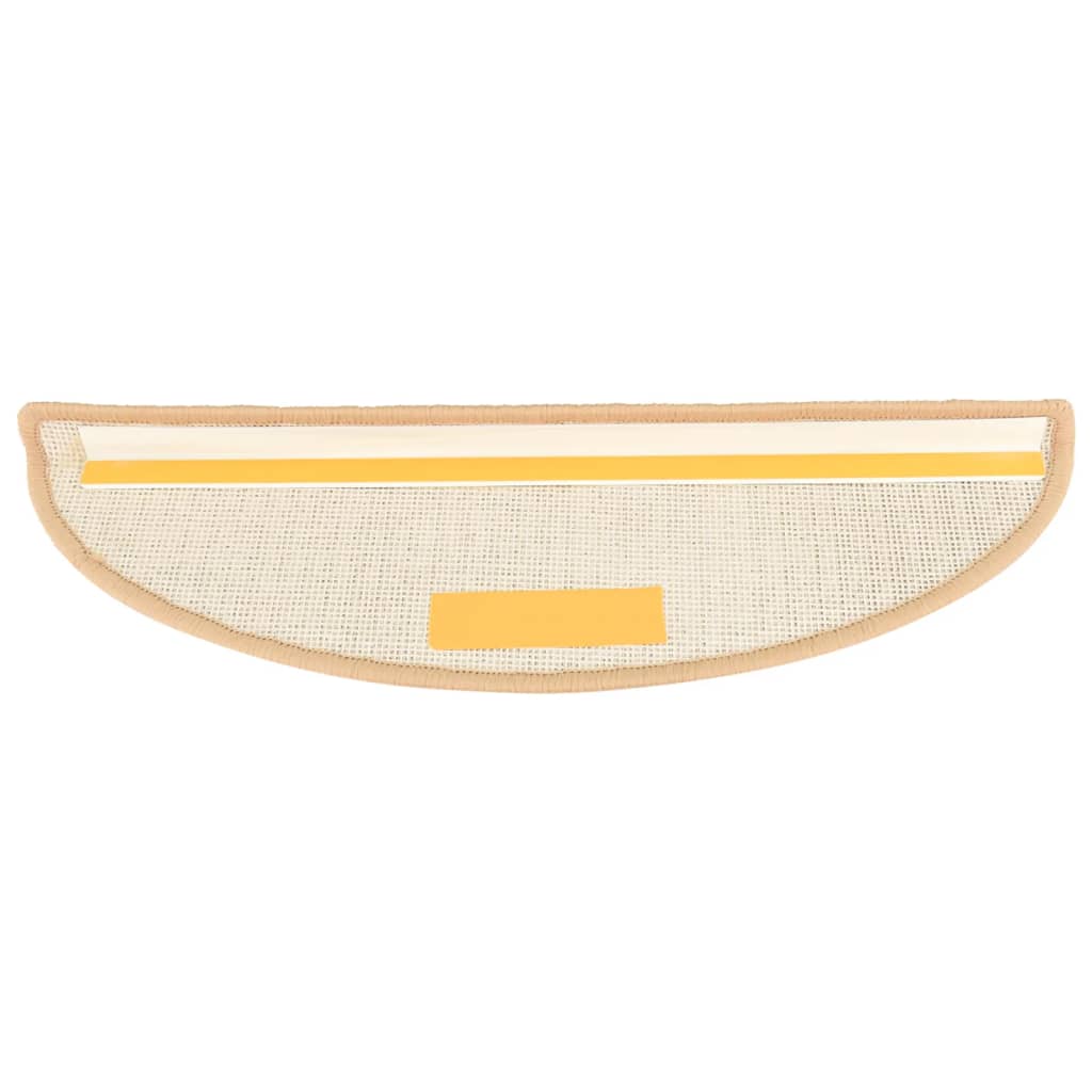 Stufenmatten 15 Stk. 56x17x3 cm Grau Halbrund
