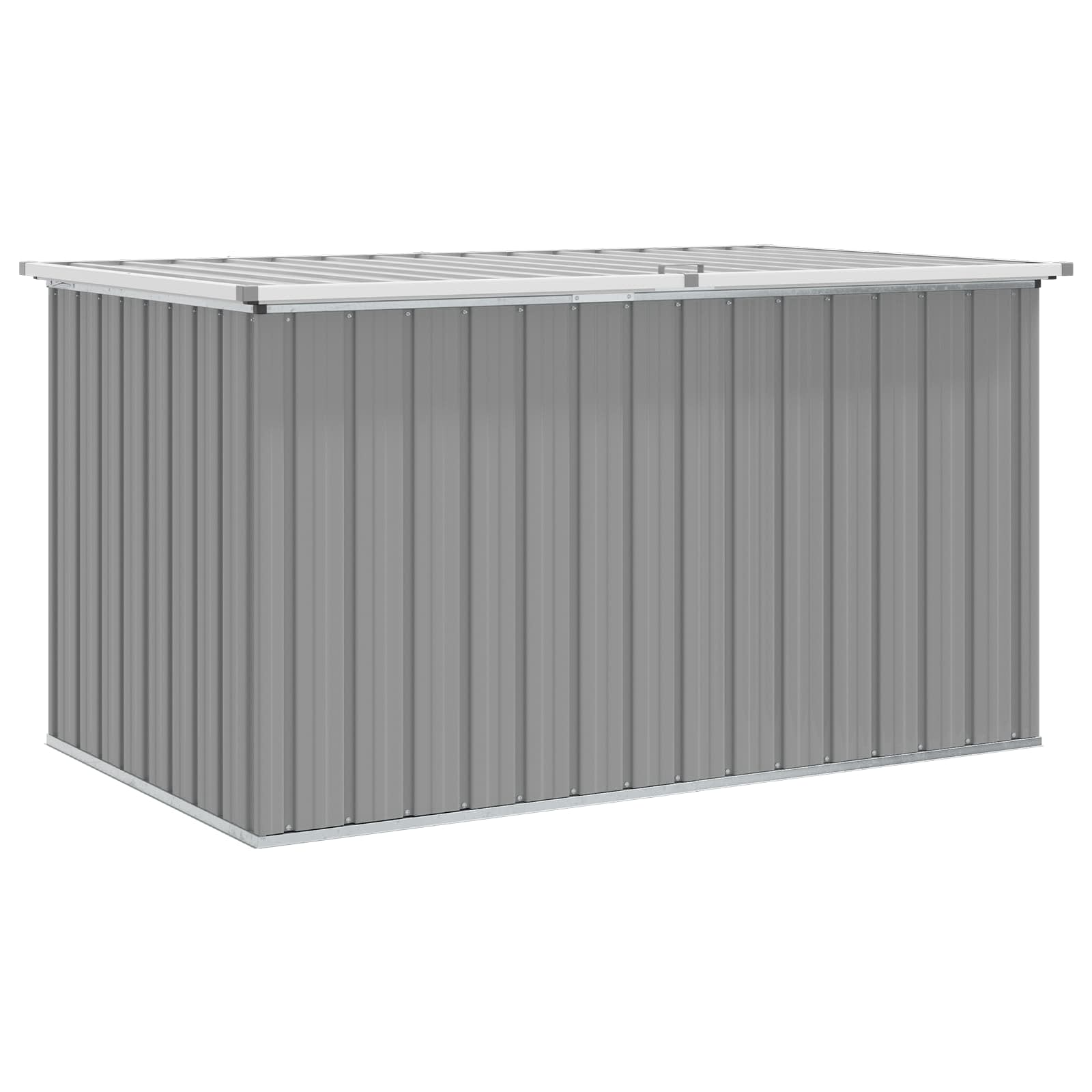 Außenlagerbox Holz 109 x 67 x 65 cm Verzinkter Stahl