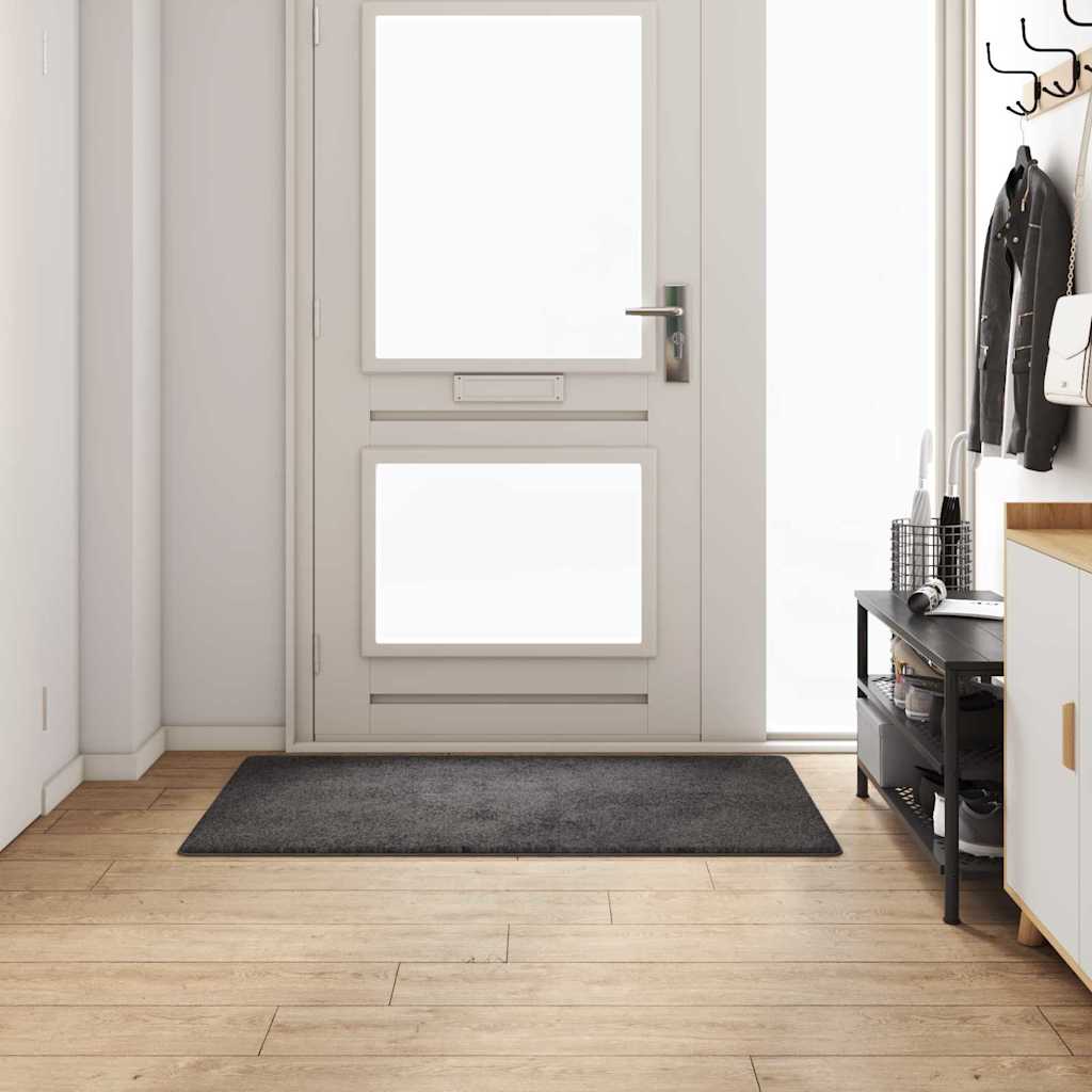 Teppichläufer Grau 50 x 100 cm 100% Polypropylen Tuft
