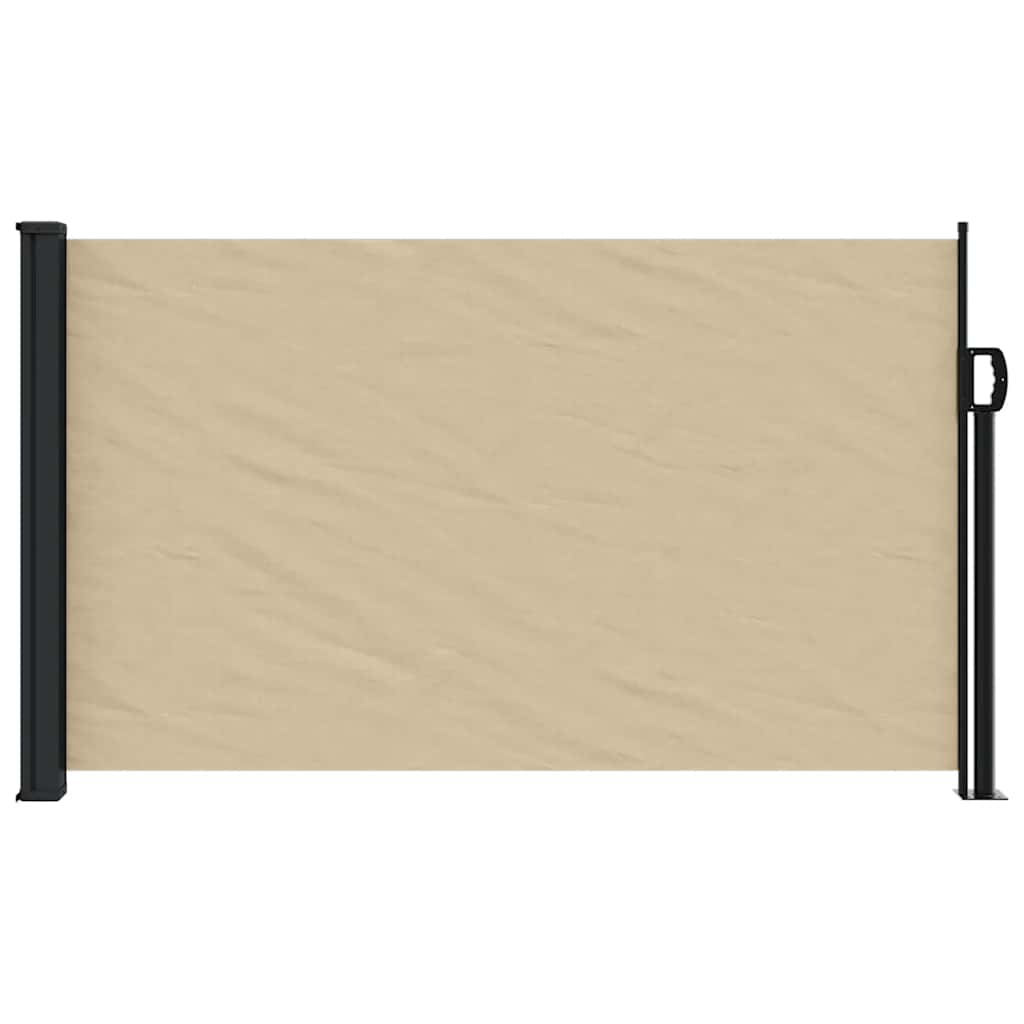 Seitenmarkise Ausziehbar Schwarz 100x300 cm