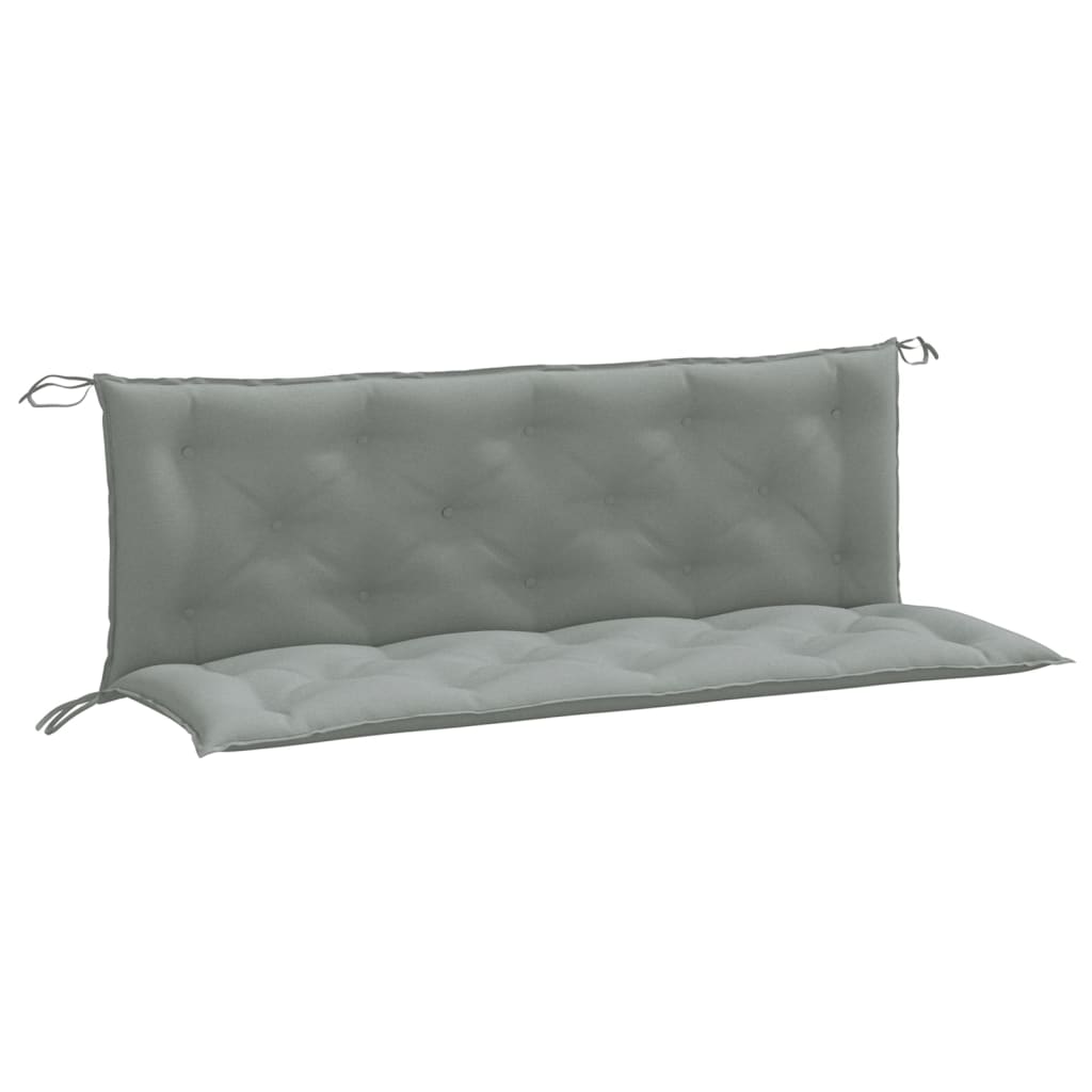 Gartenbank-Auflagen 2 Stk. Melange Anthrazit 100x50x7 cm Stoff