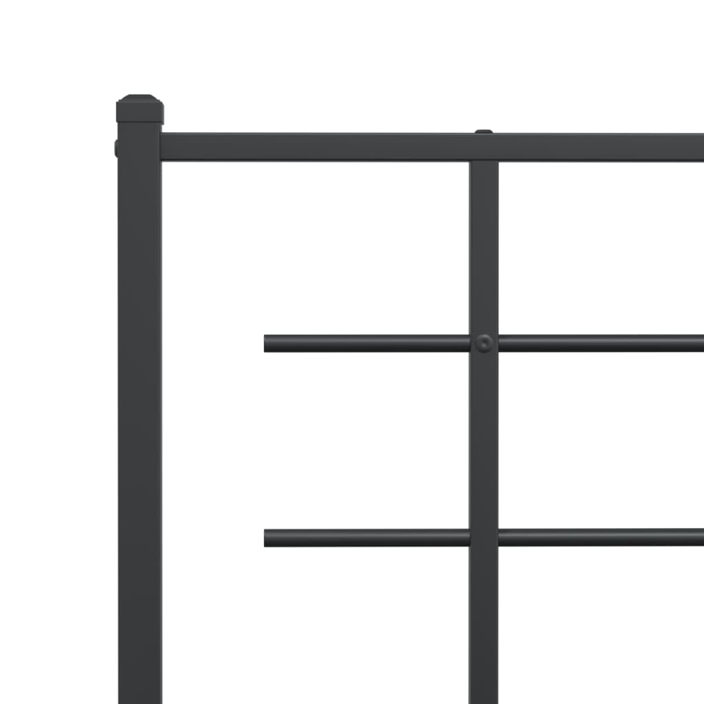 Ersatz-Kopfteil Metall Weiß 100 cm