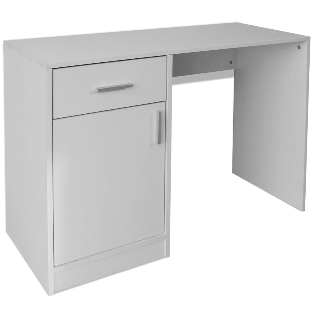 Schreibtisch mit Schublade und Schrank Eiche 100x40x73 cm