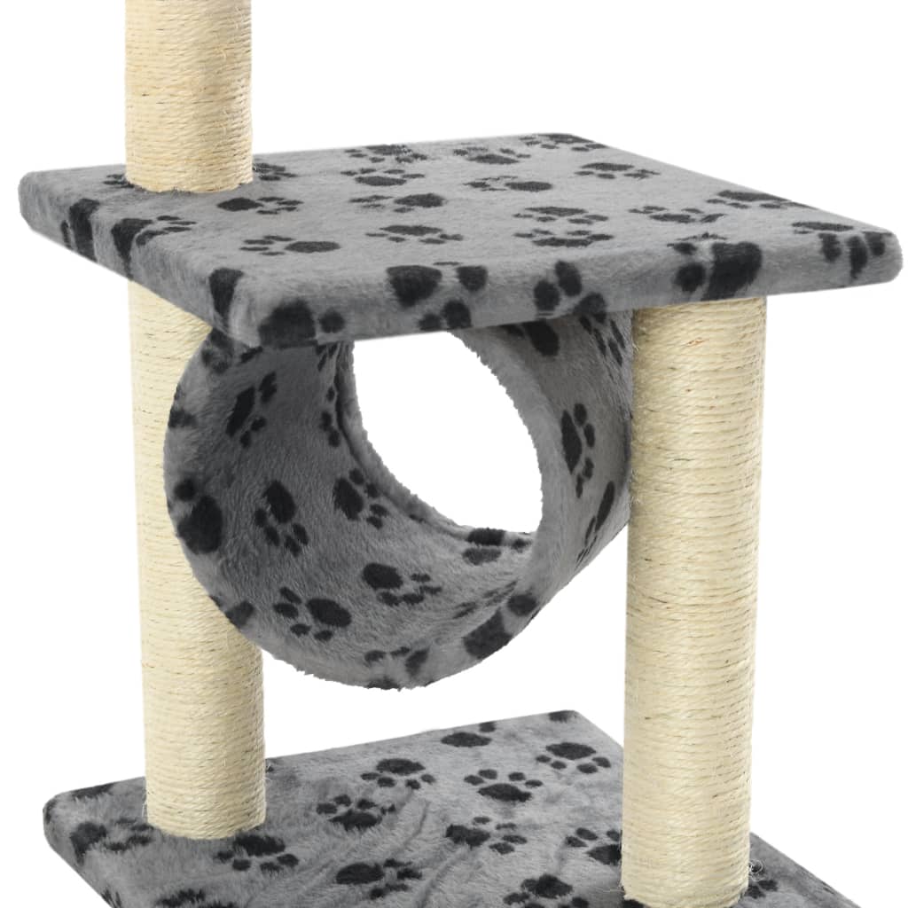 Katzen-Kratzbaum Sisal 65 cm Grau