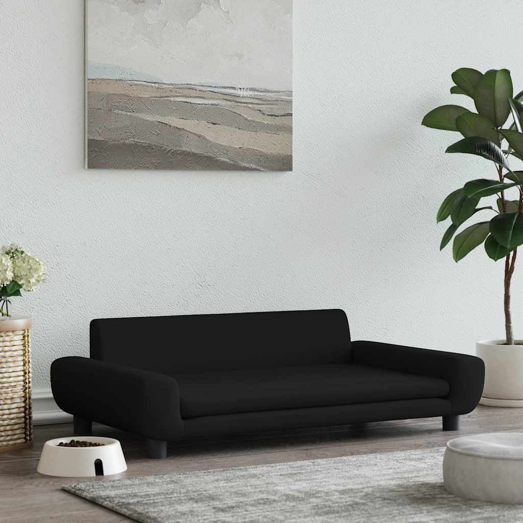 Hundebett Blau 100x54x33 cm Samt