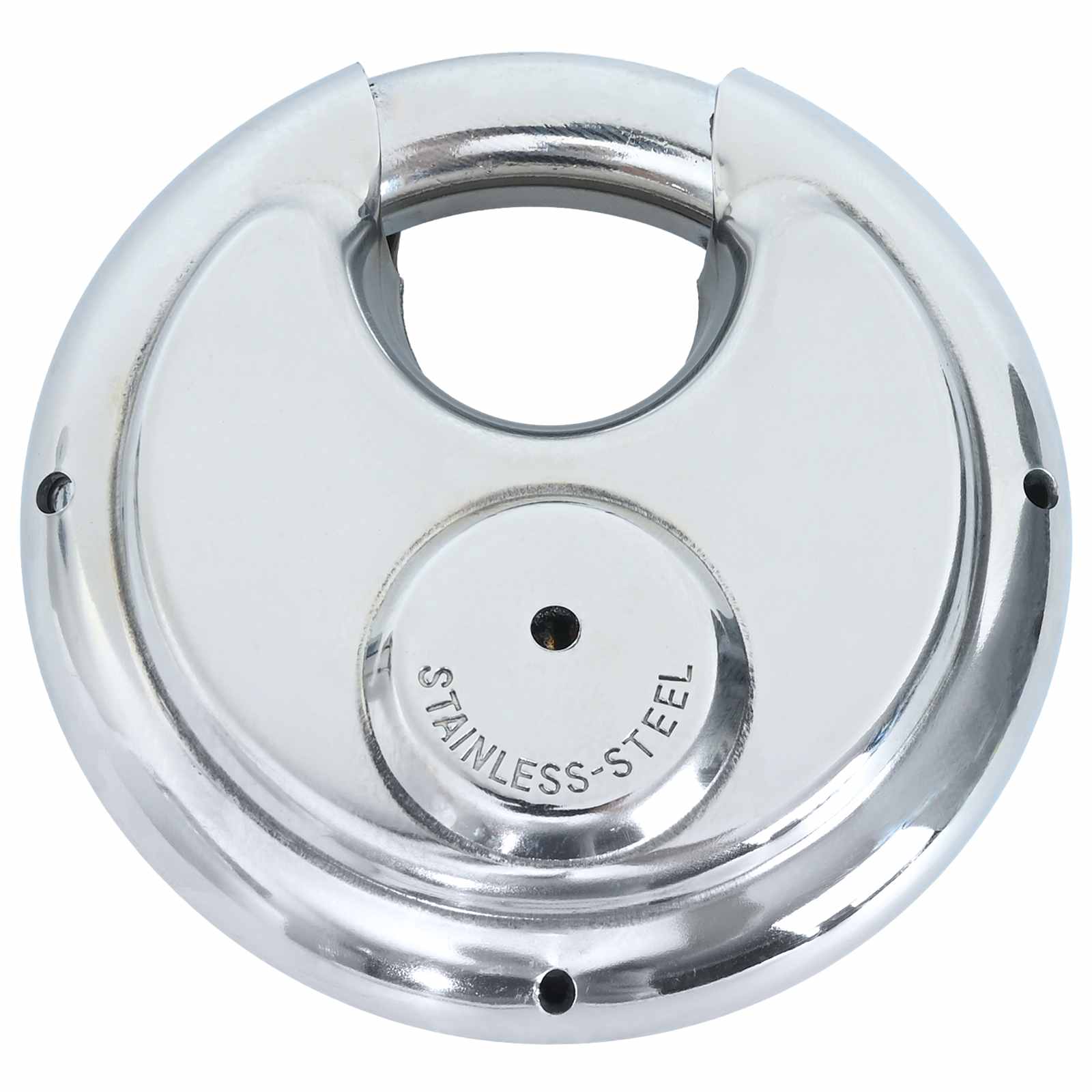 Diskusschlösser mit Schlüsseln 2 pcs Silber 6 x 2,3 x 6 cm