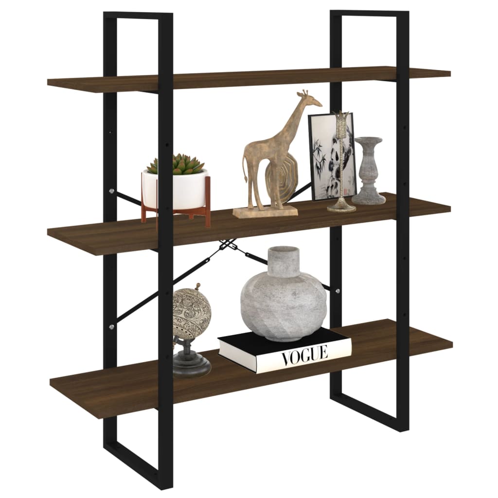 Bücherregal Weiß 100x30x105 cm Holzwerkstoff