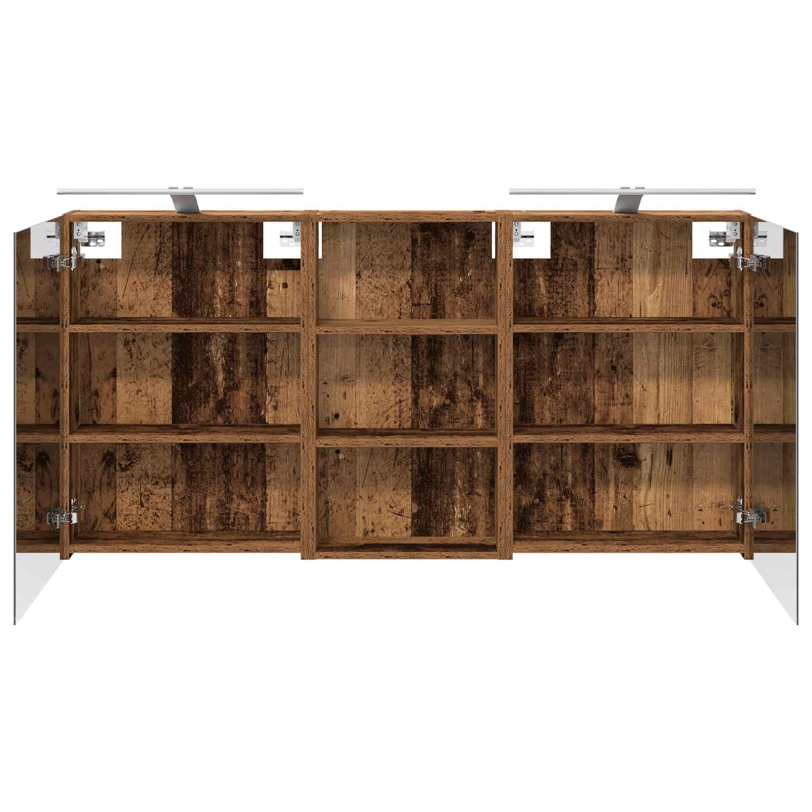 Badezimmerschrank-Set 3 pcs 80 x 10,5 x 50 cm Holzwerkstoff