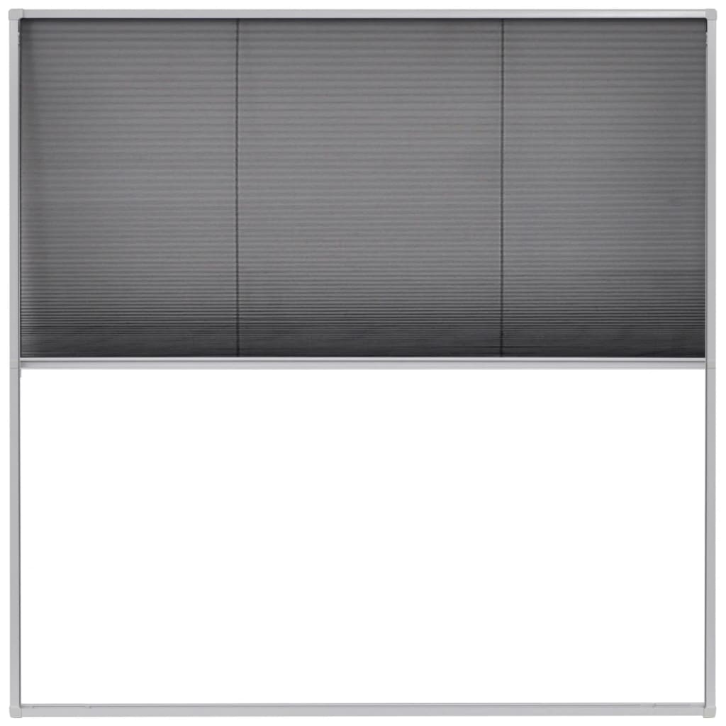 Plisse Insektenschutz-Fenster 80×160 cm