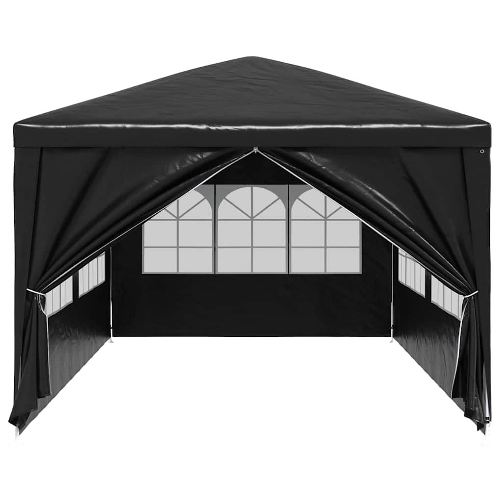 Party-Zelt 400 x 300 x 255 cm Rot PE und Stahl