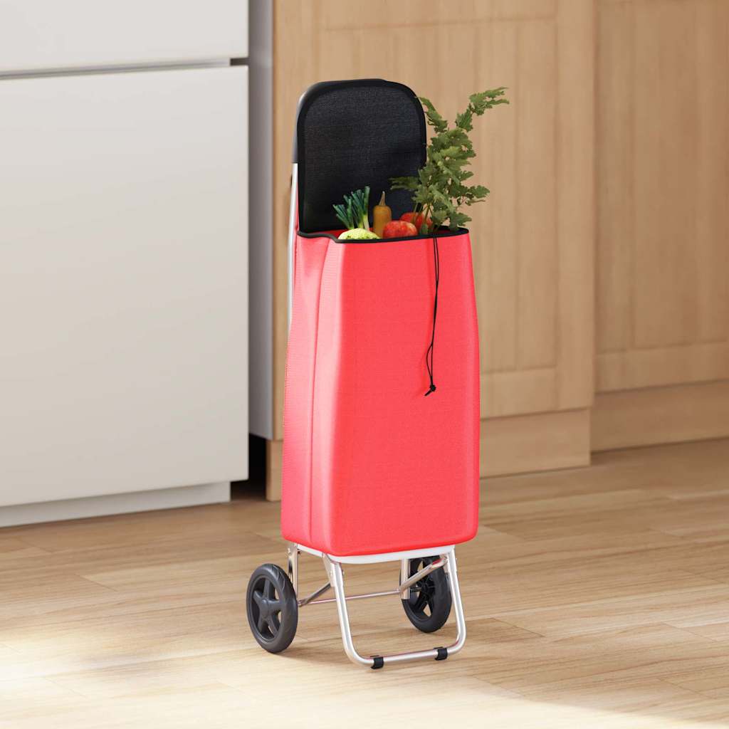 Einkaufswagen Grau 35 x 28 x 92 cm Oxford-stoff