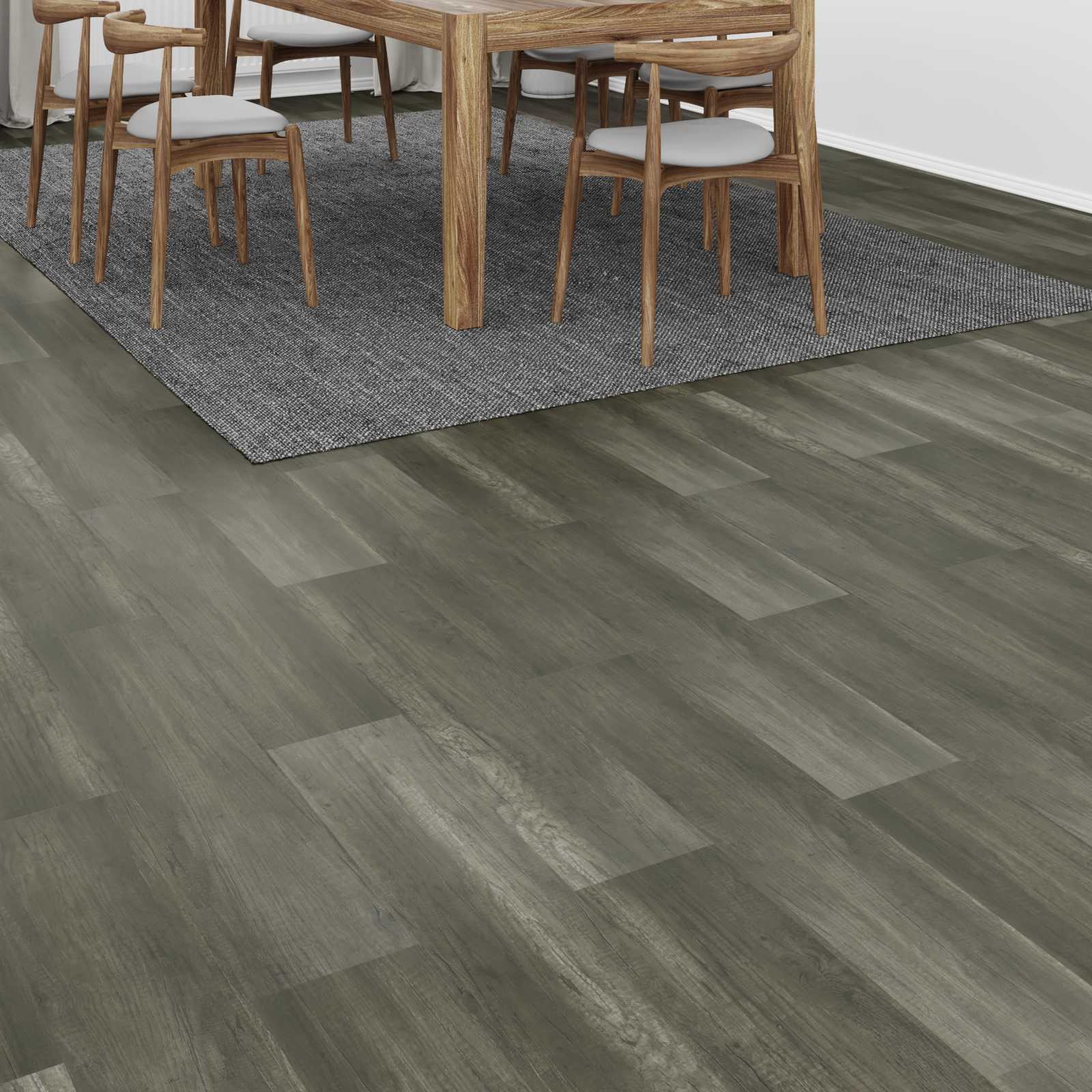 Laminatboden 5 pcs Dunkles Walnuss 101 x 20 x 0,8 cm