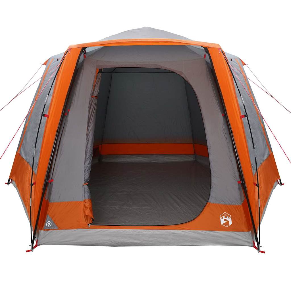 Campingzelt Hütte mit Dach Grün 420 x 420 x 227 cm Polyester
