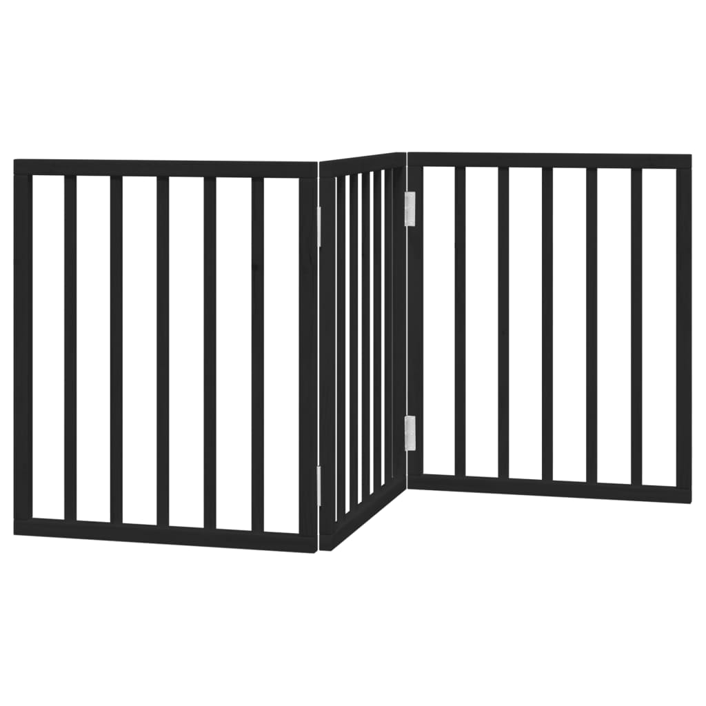 Hundegitter Faltbar 3 Paneele 150 cm Pappelholz