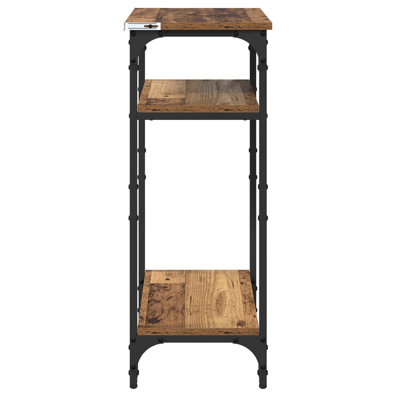 Beistelltisch Schwarz 40x30x75 cm Holzwerkstoff