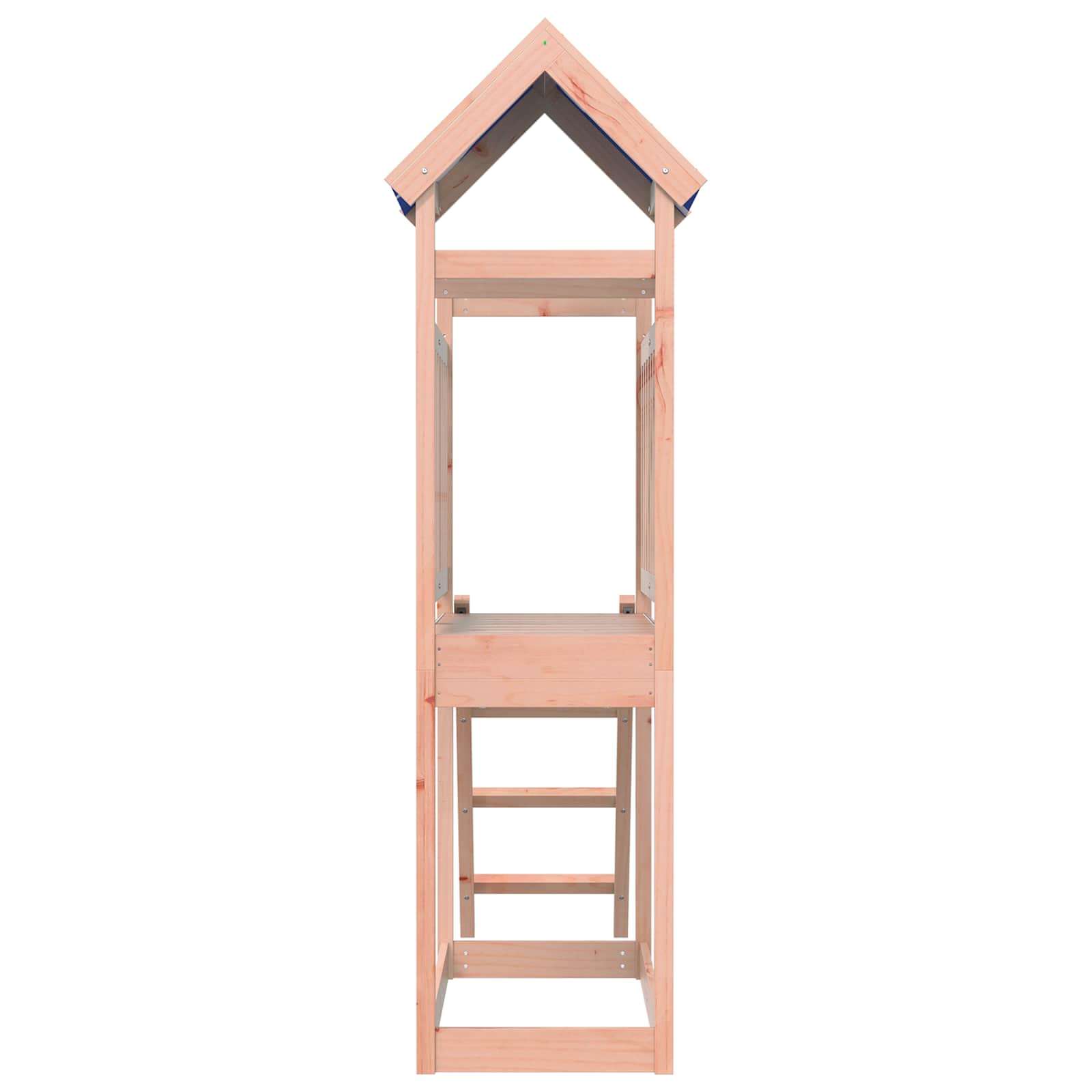 Spielturm Braun 52,5 x 110,5 x 215 cm Massives Kiefernholz