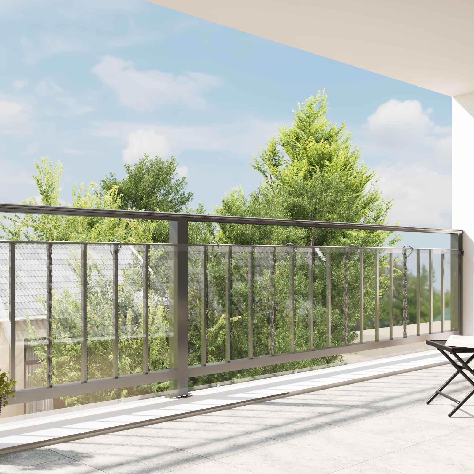 Pflanzenabdeckung mit Ösen 1x3 m PVC