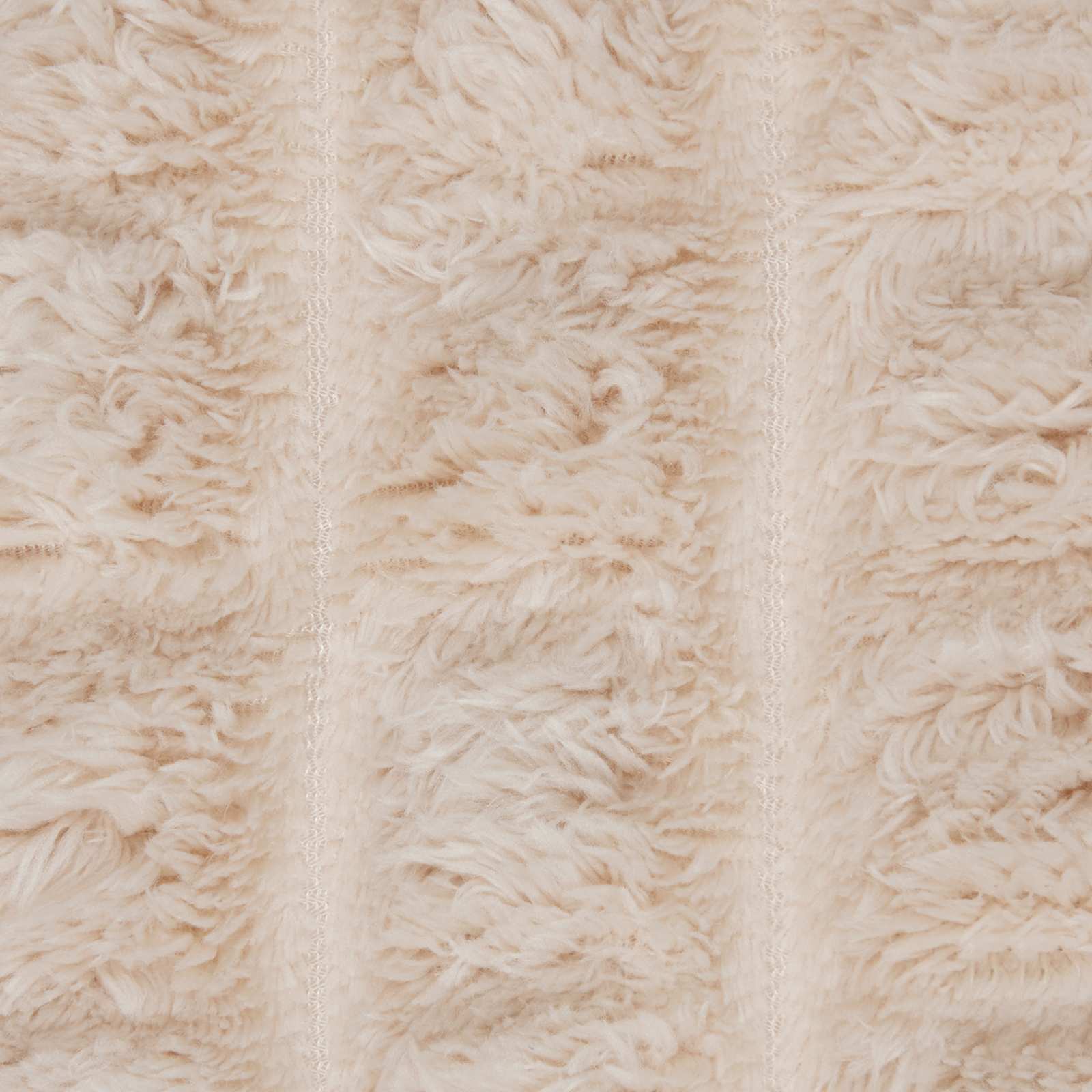 Überwurfdecke Beige 150 x 130 cm Fleece