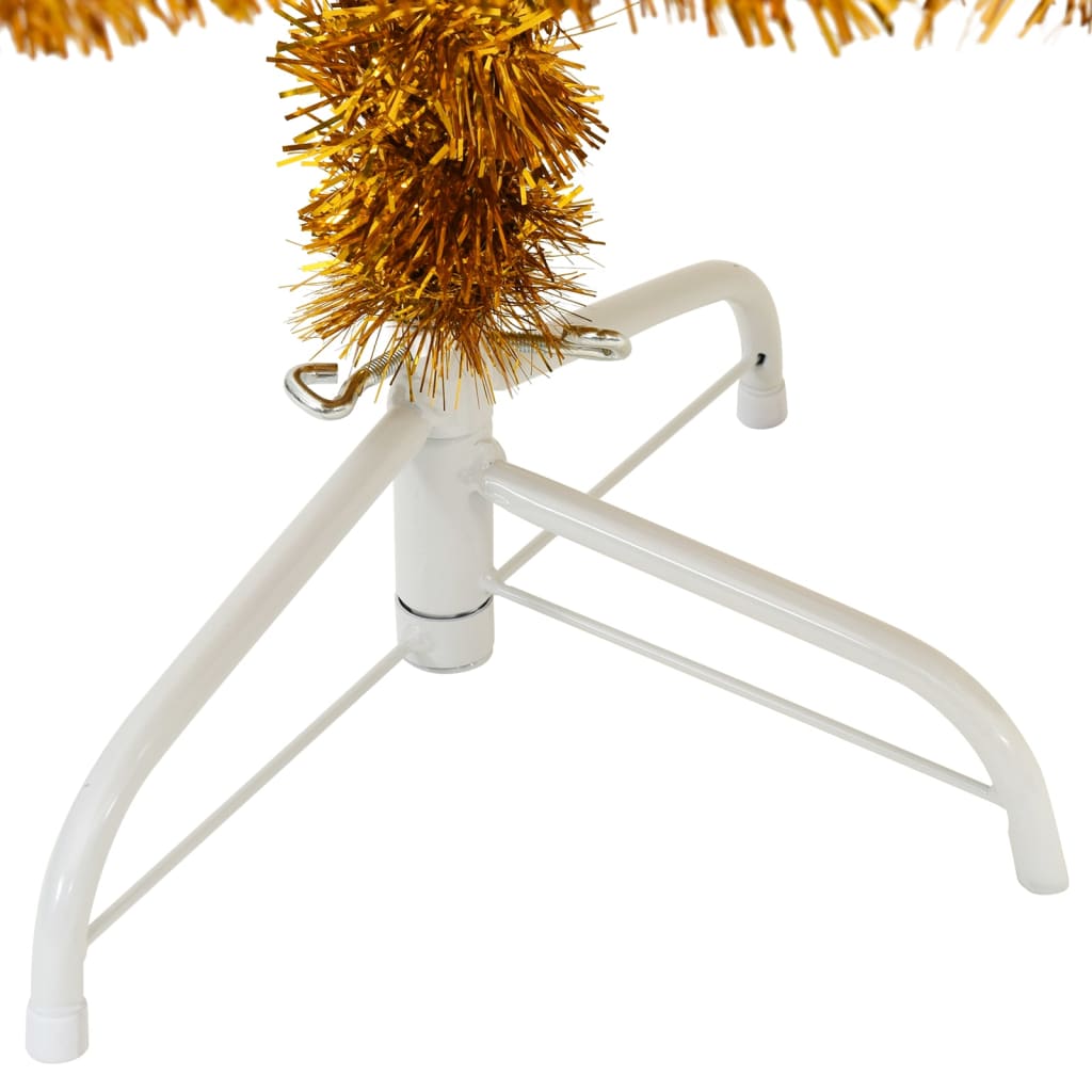 Künstlicher Halb-Weihnachtsbaum mit Ständer Grün 150 cm PVC