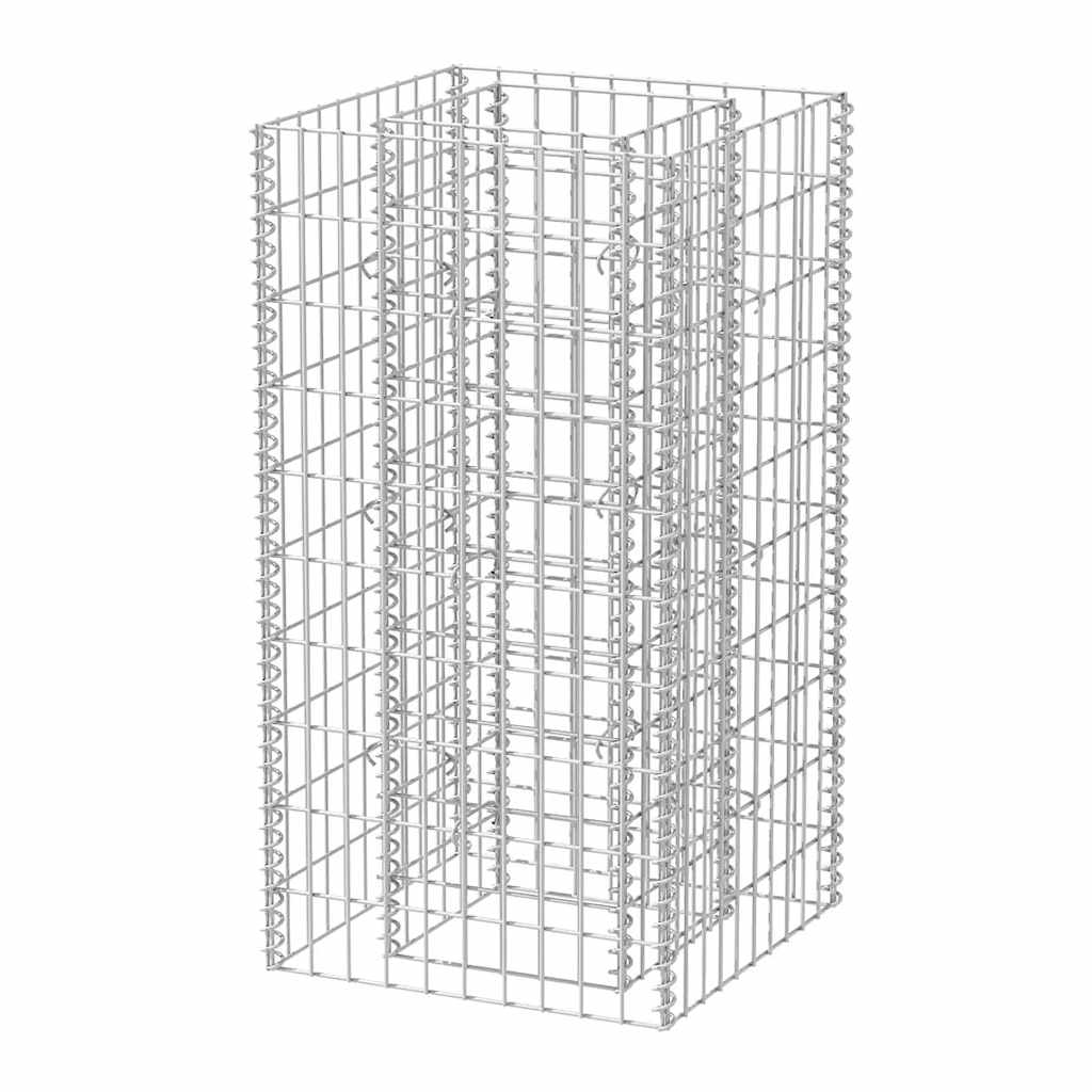 Gabionen-Hochbeet Stahl 360×90×100 cm