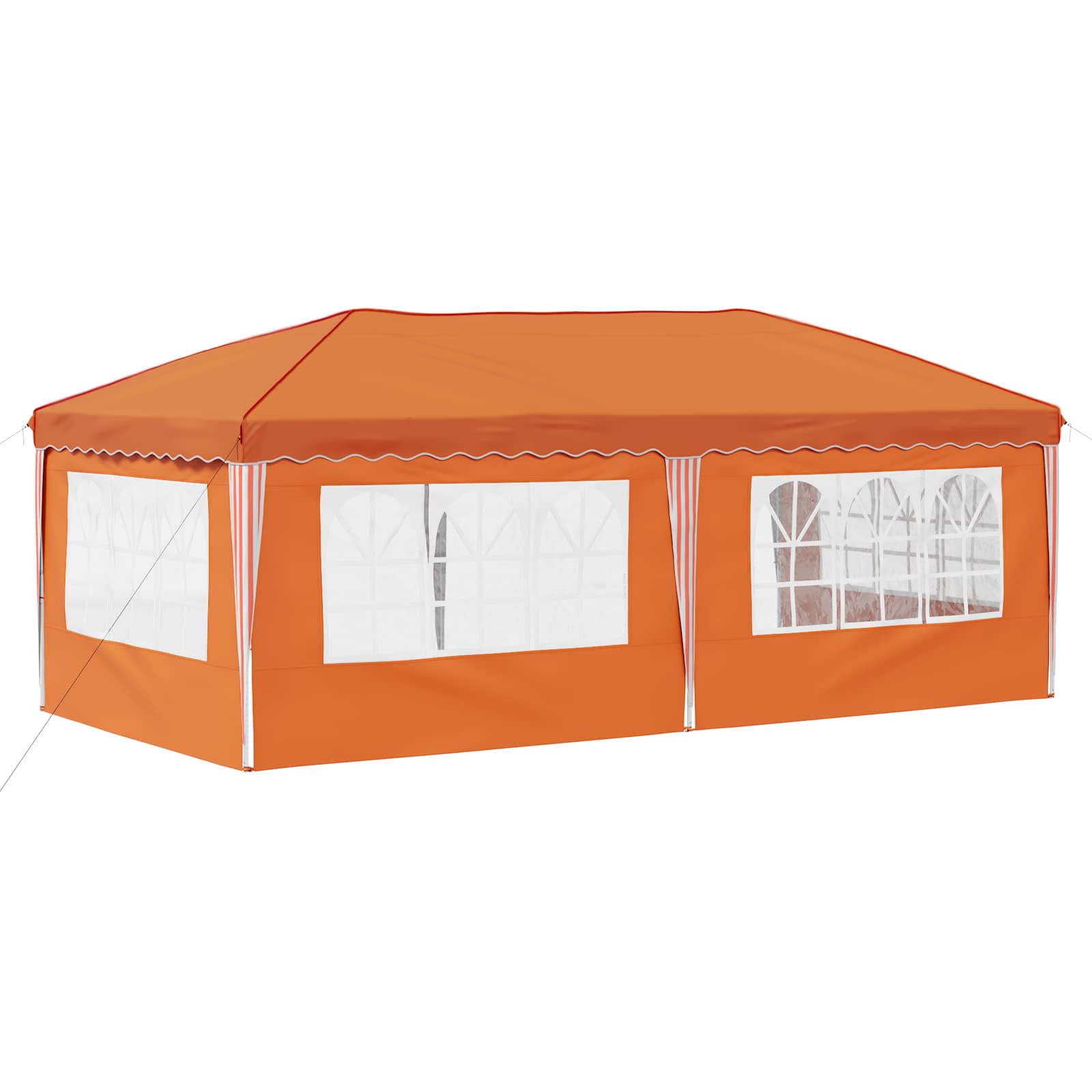 Pop-up Partyzelt 575 x 290 x 245 cm Creme