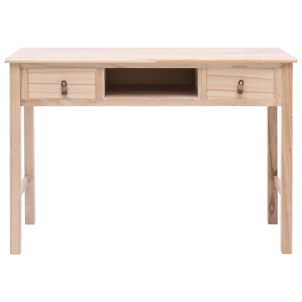 Schreibtisch Grau 110×45×76 cm Holz