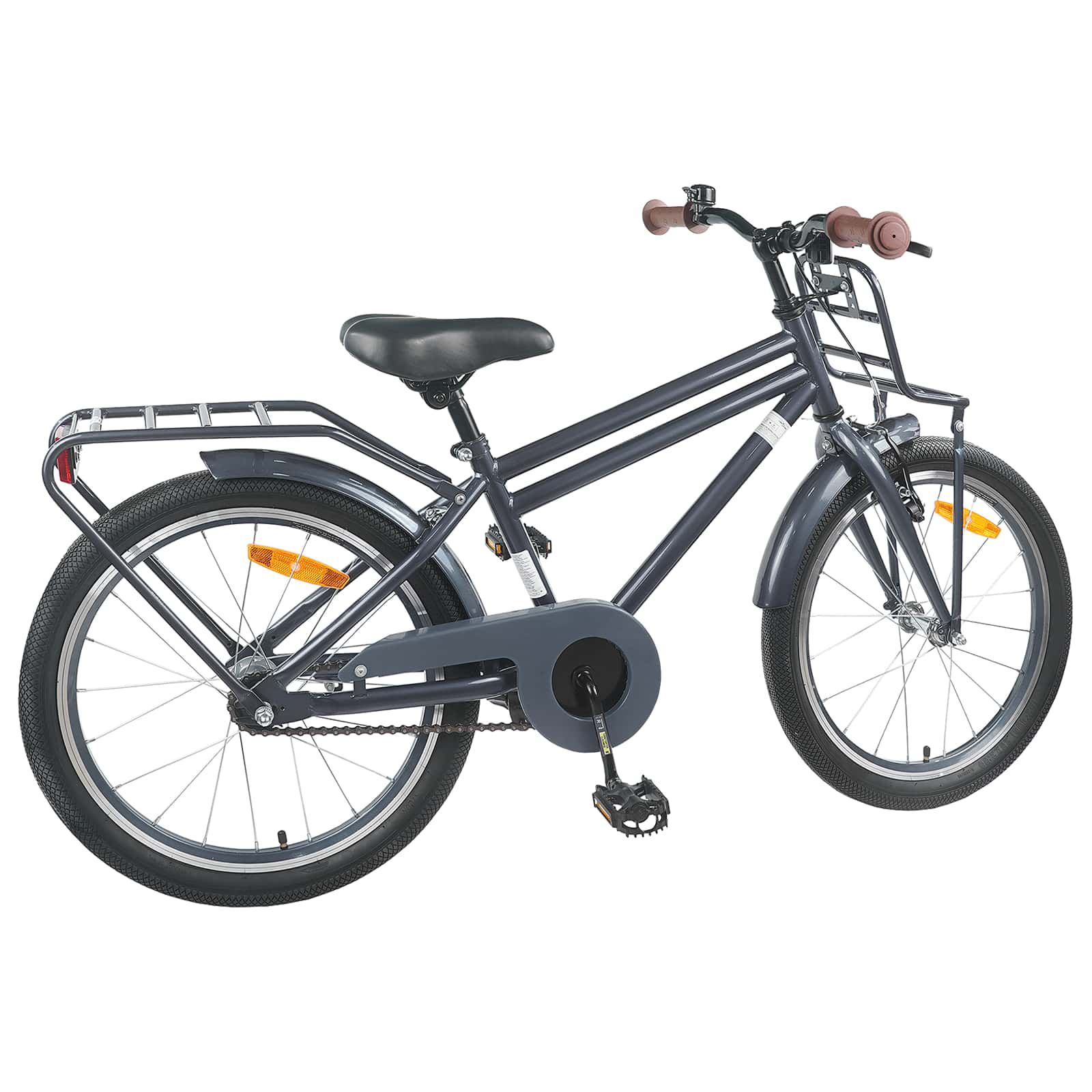 Kinderfahrrad 12 Zoll für 2-4 Jahre alt Schwarz