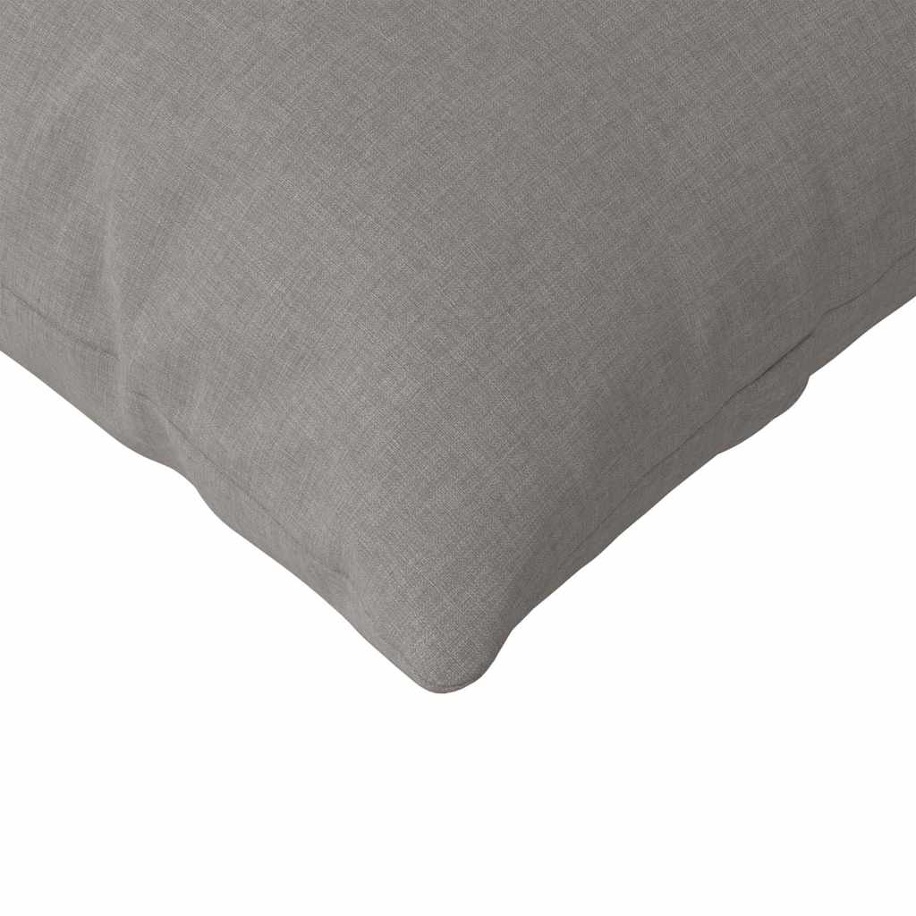 Sofakissen 2 pcs Hellgrau 50 x 30 cm Stoff