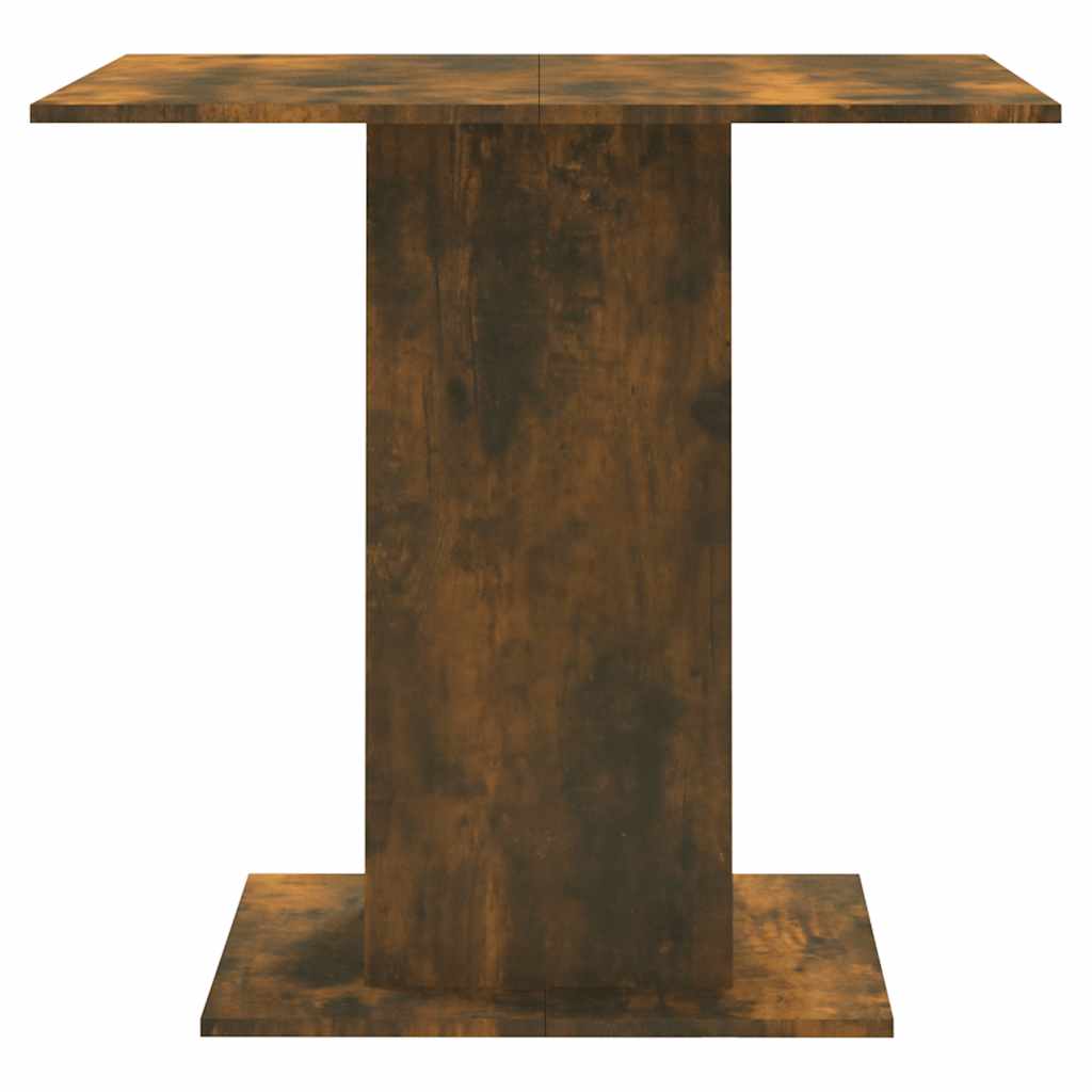 Esstisch Weiß 80x80x75 cm Holzwerkstoff