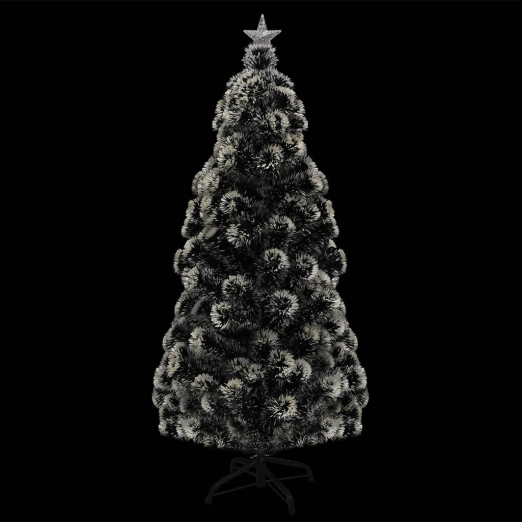 Vorbeleuchteter Weihnachtsbaum mit Ständer und LED 150 cm Glasfaser