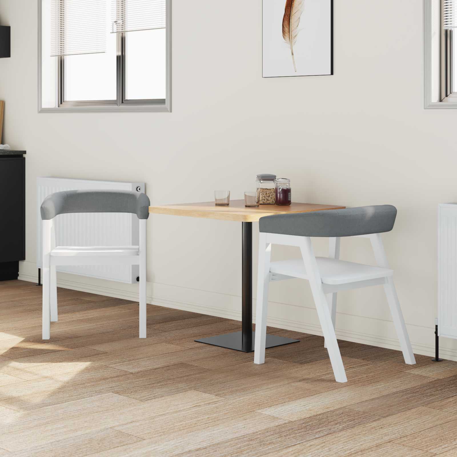 Esszimmerstühle 2 pcs Hellbraun 54 x 57 x 73 cm