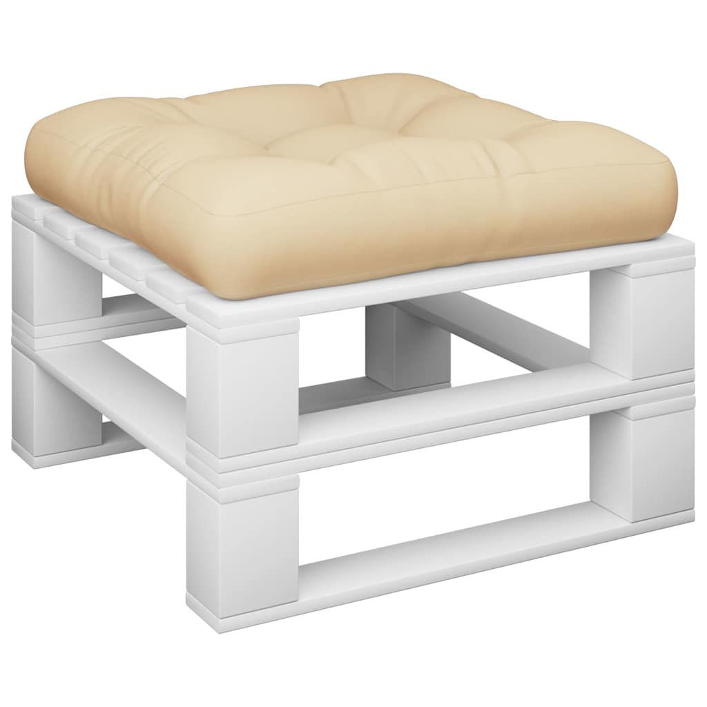Palettenkissen Anthrazit 50x50x12 cm Stoff