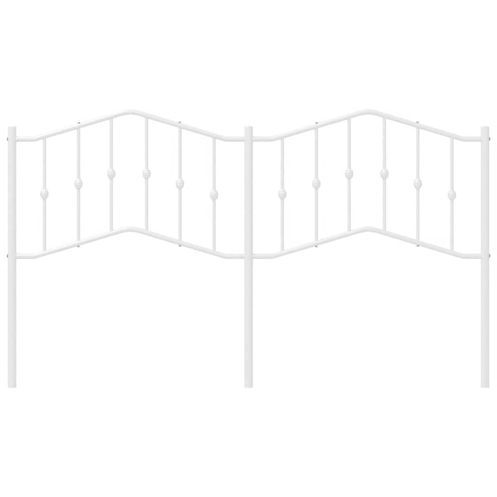 Ersatz-Kopfteil Metall Schwarz 90 cm