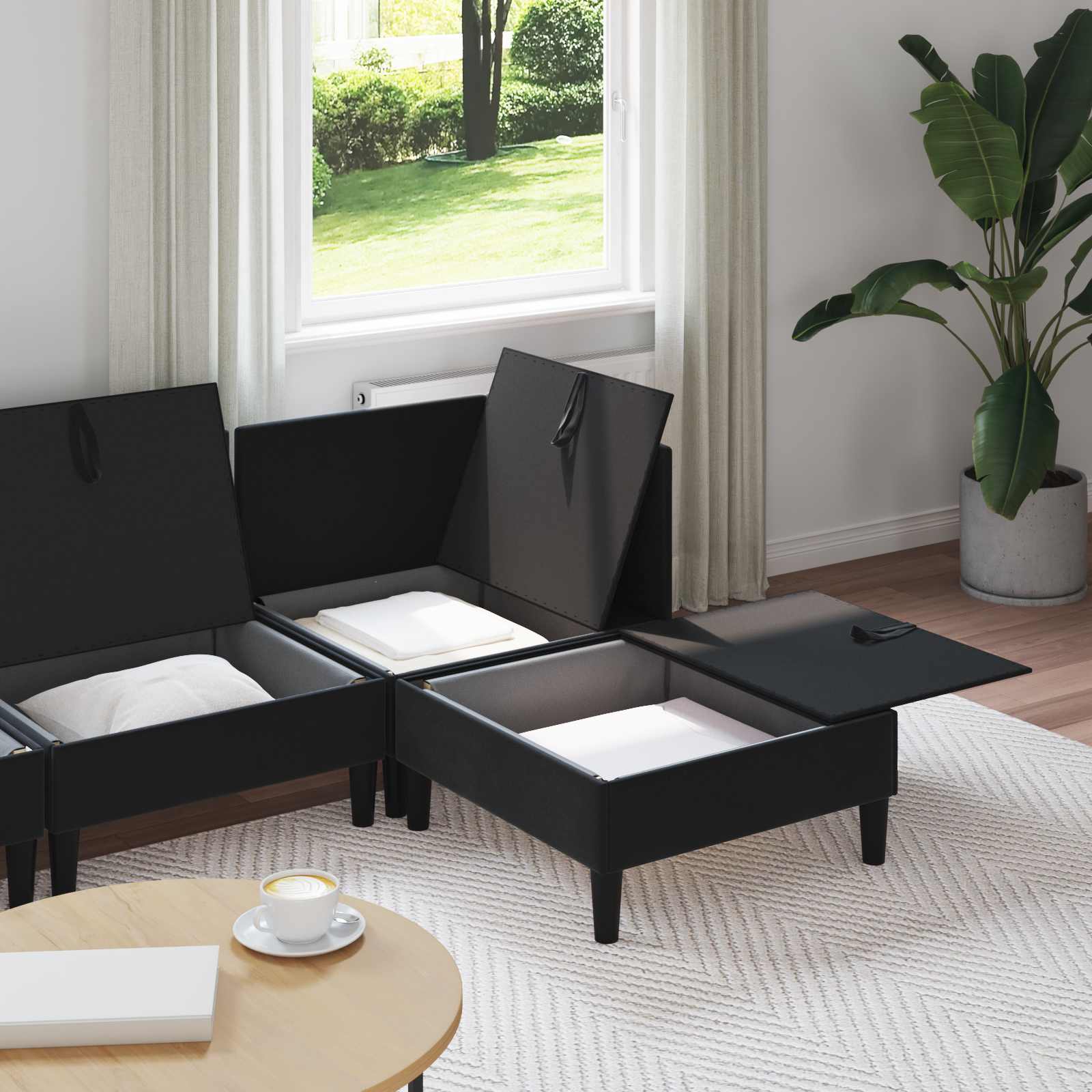 Wohnzimmergarnitur mit Kissen mit Speicher 3 pcs Hellgrau Samt