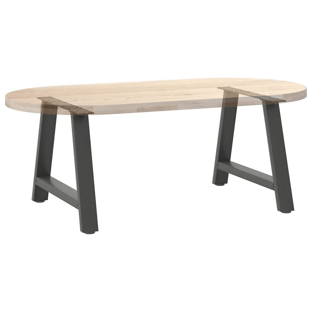 Couchtischbeine A-Form 2 Stk. 30x(30-31) cm Stahl