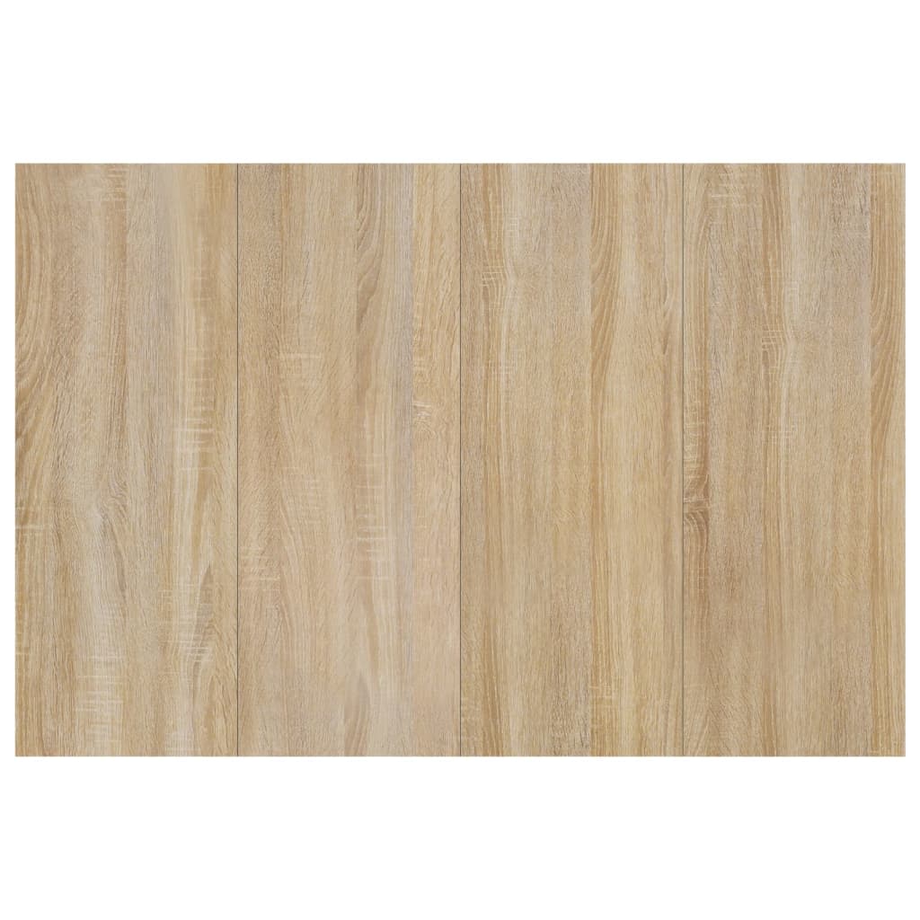 Kopfteil mit Nachttischen Weiß Holzwerkstoff